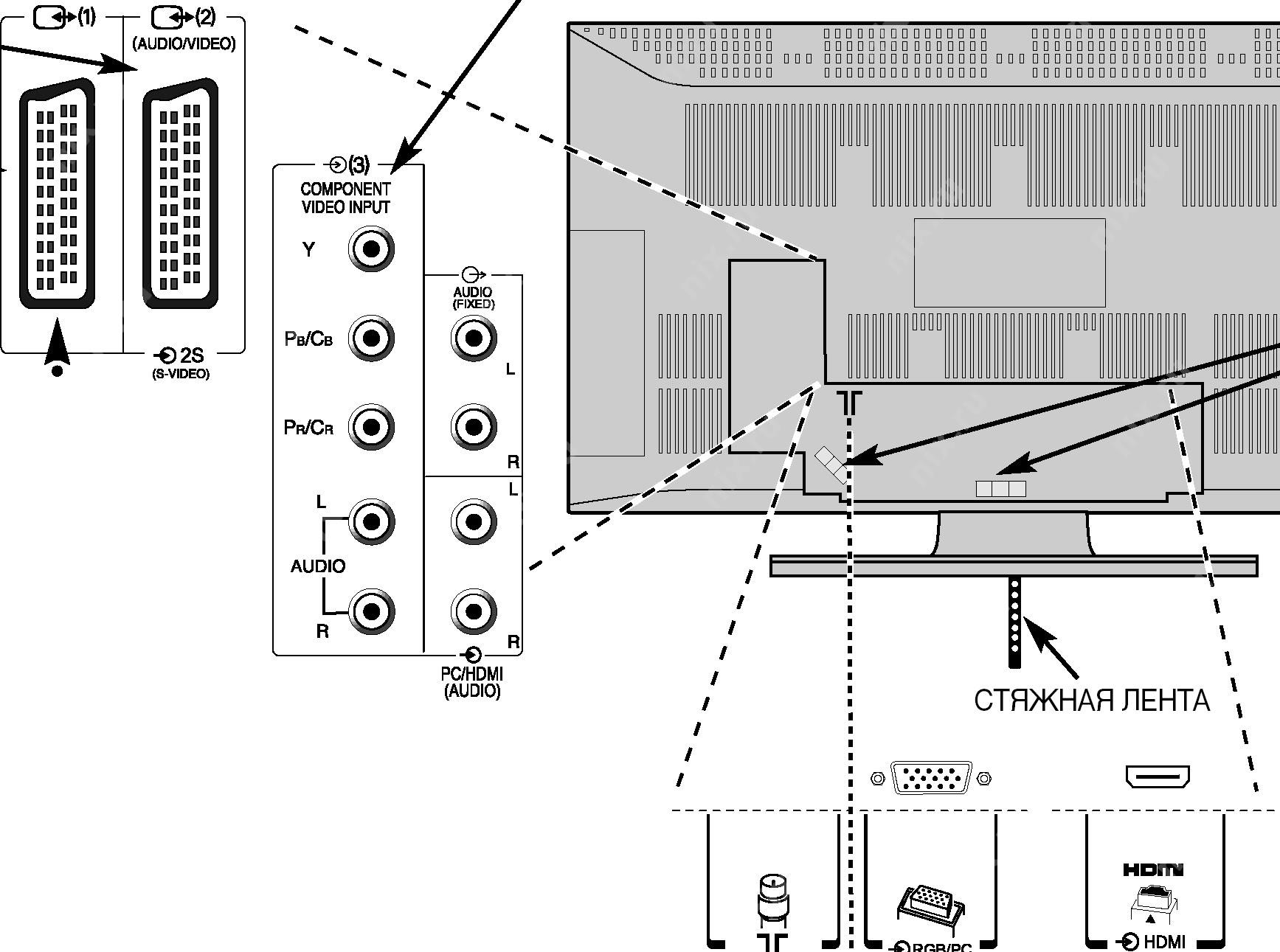 Toshiba 32a3000pr схема