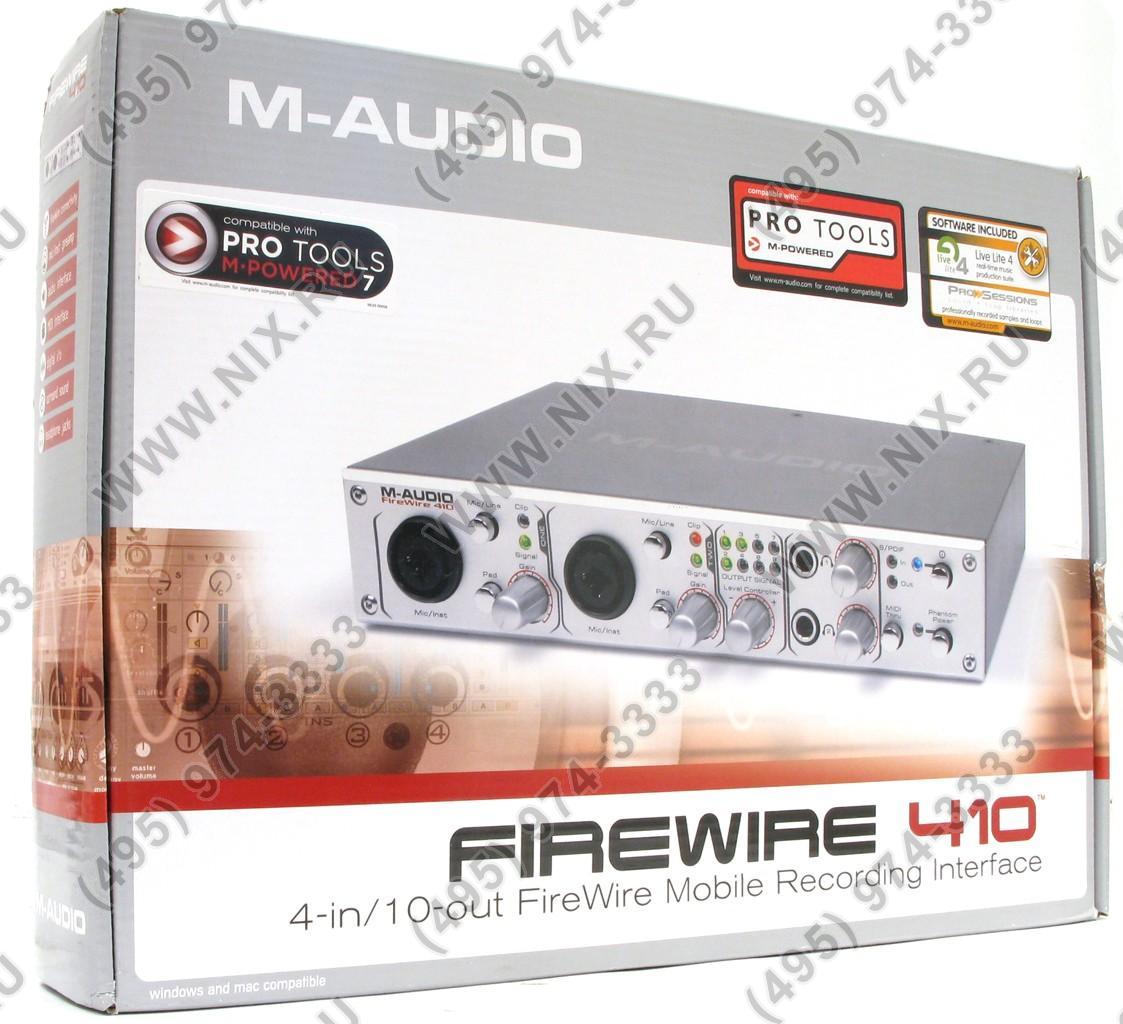 Звуковая карта m audio firewire 410