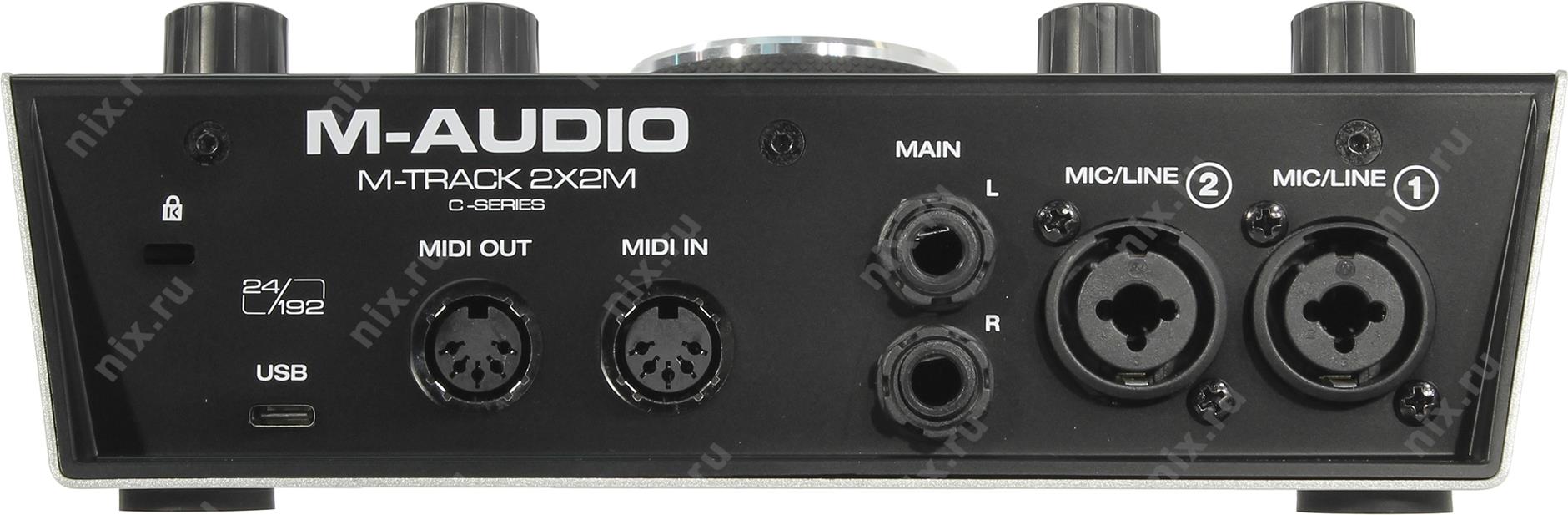 Звуковая карта m audio m track 2x2