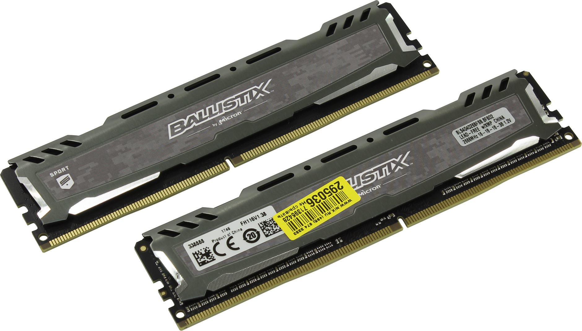 Ddr4 pc 21300. Crucial Ballistix 2666 ddr4. BLS 4 2. Оперативная память 4 ГБ 2 шт. Ballistix bls2c4g4d26bfsb. Оперативная память 8 ГБ 2 шт. Ballistix bls2k8g4s240fsdk.