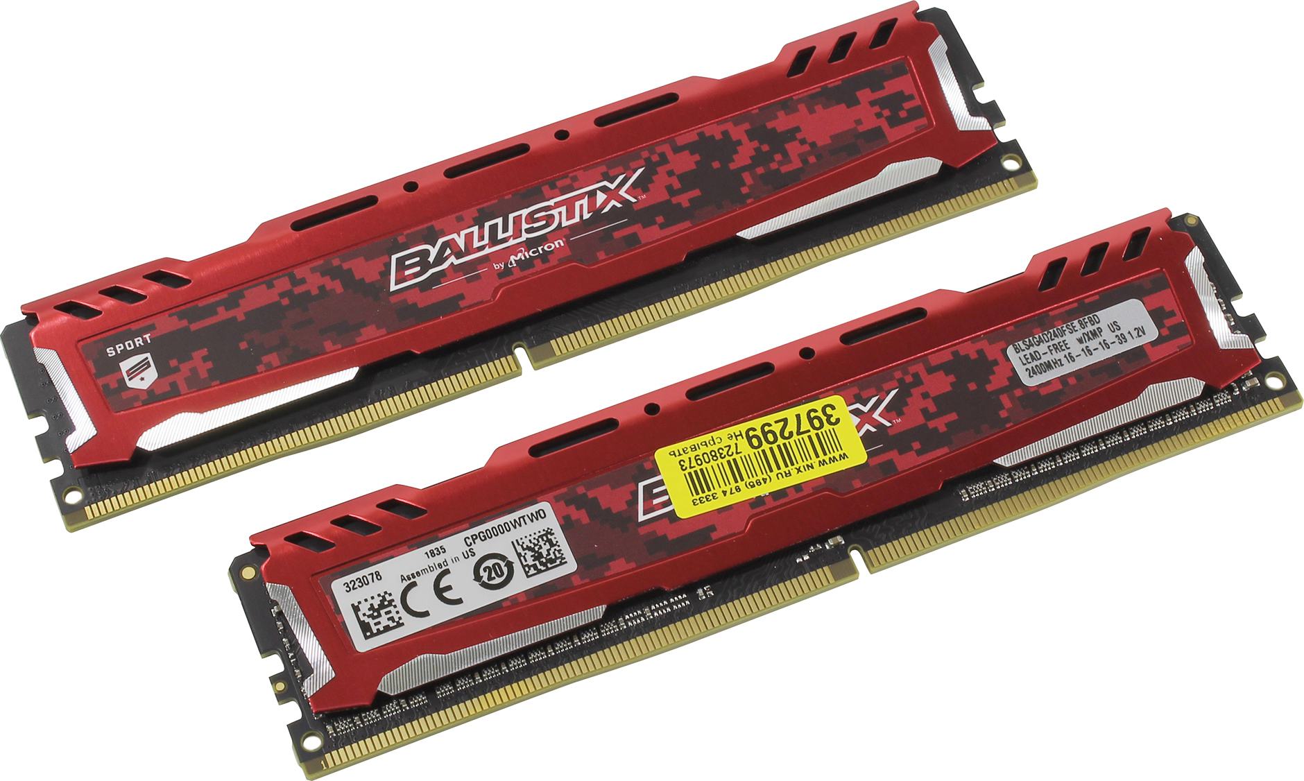 Ballistix sport ddr4