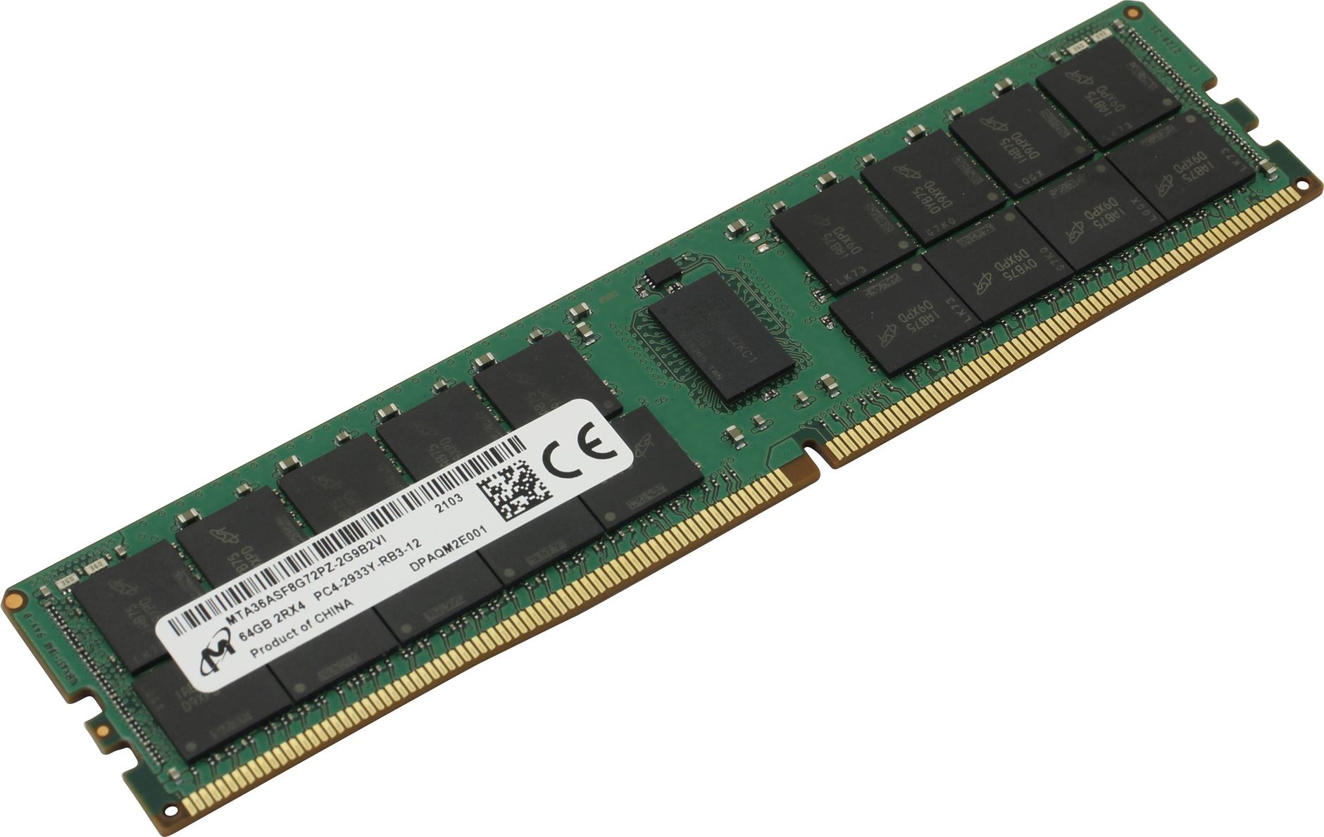 Modul Pamyati Micron Registered Ddr4 Dimm 64 Gb Pc4 23400 1 Sht Mta36asf8g72pz 2g9b2 Kupit Cena I Harakteristiki Otzyvy