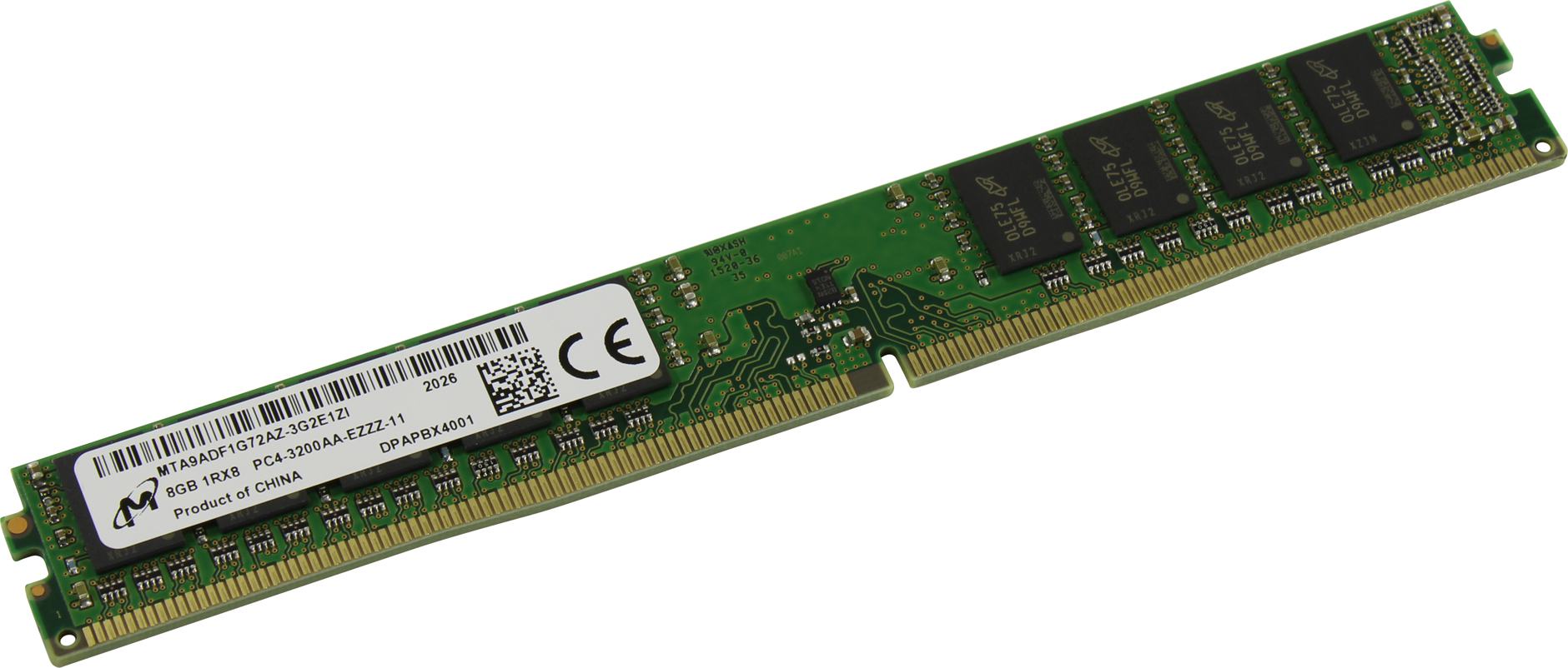 Modul Pamyati Micron Ddr4 Ecc Dimm 8 Gb Pc4 25600 1 Sht Mta9adf1g72az 3g2e1 Kupit Cena I Harakteristiki Otzyvy