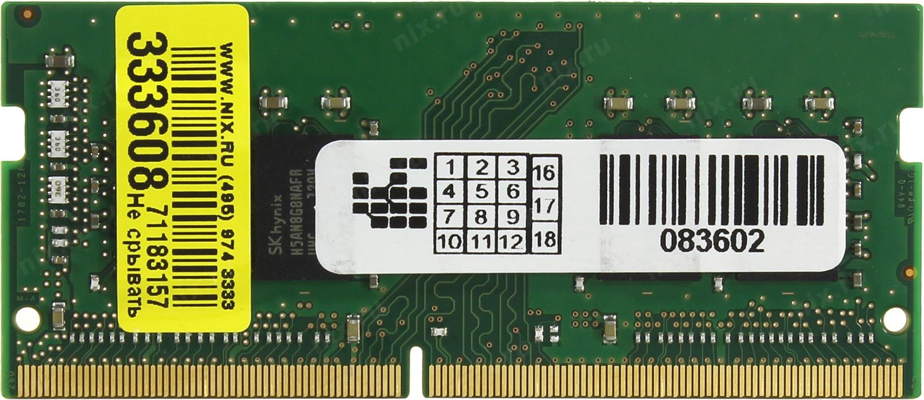 Original Hynix Ddr4 Sodimm 8gb Pc4 19200 For Notebook Kupit Cena I Harakteristiki Otzyvy