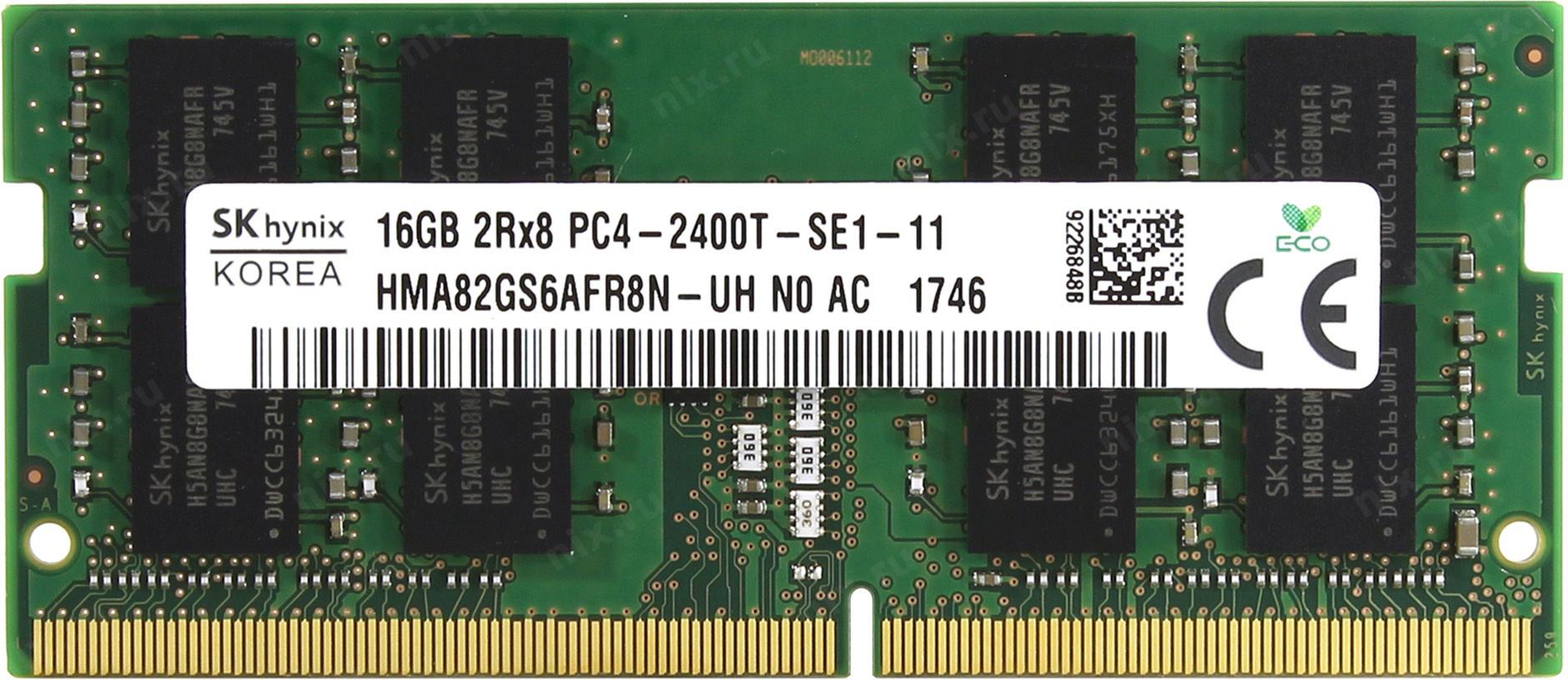 Modul Pamyati Hynix So Dimm Ddr4 Dimm 16 Gb Pc4 19200 1 Sht Kupit Cena I Harakteristiki Otzyvy