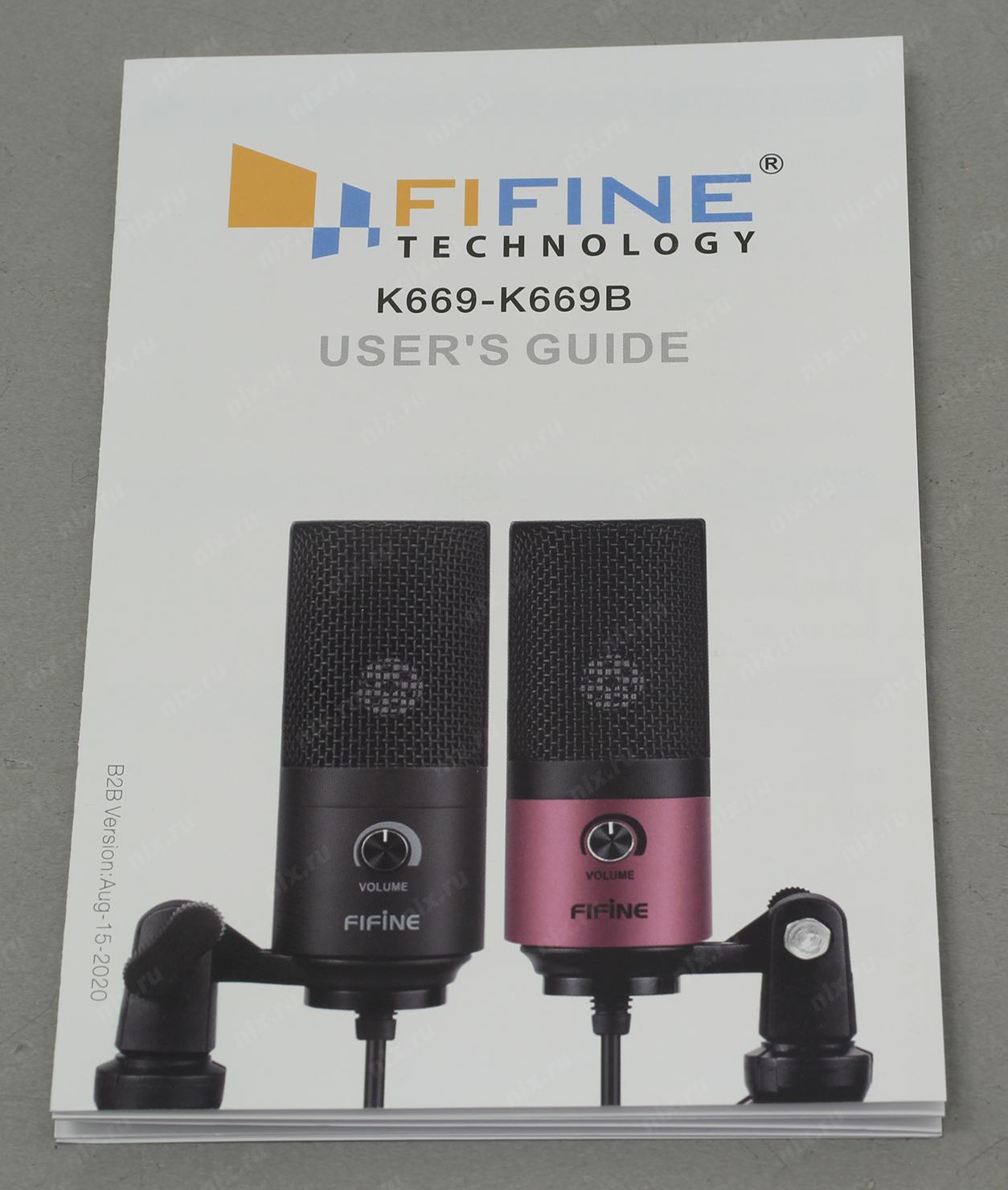 Fifine k669 схема