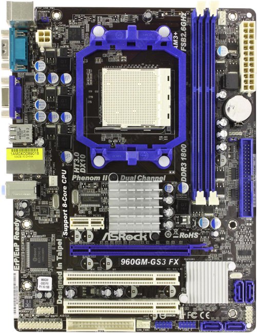 Asrock 960gm gs3 fx проверка совместимости