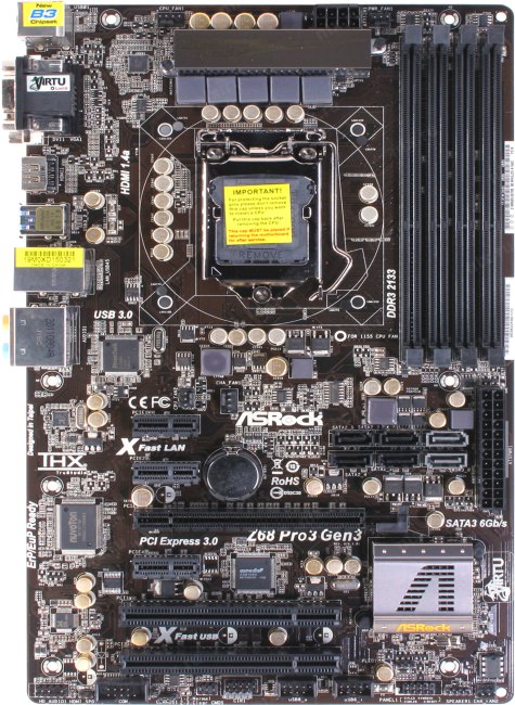 Подключение материнки asrock z68 pro3 gen3