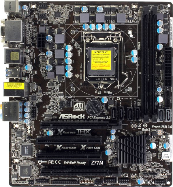 Asrock z77m не запускается