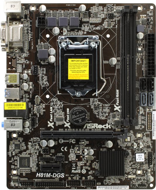 Asrock h81m dgs не запускается