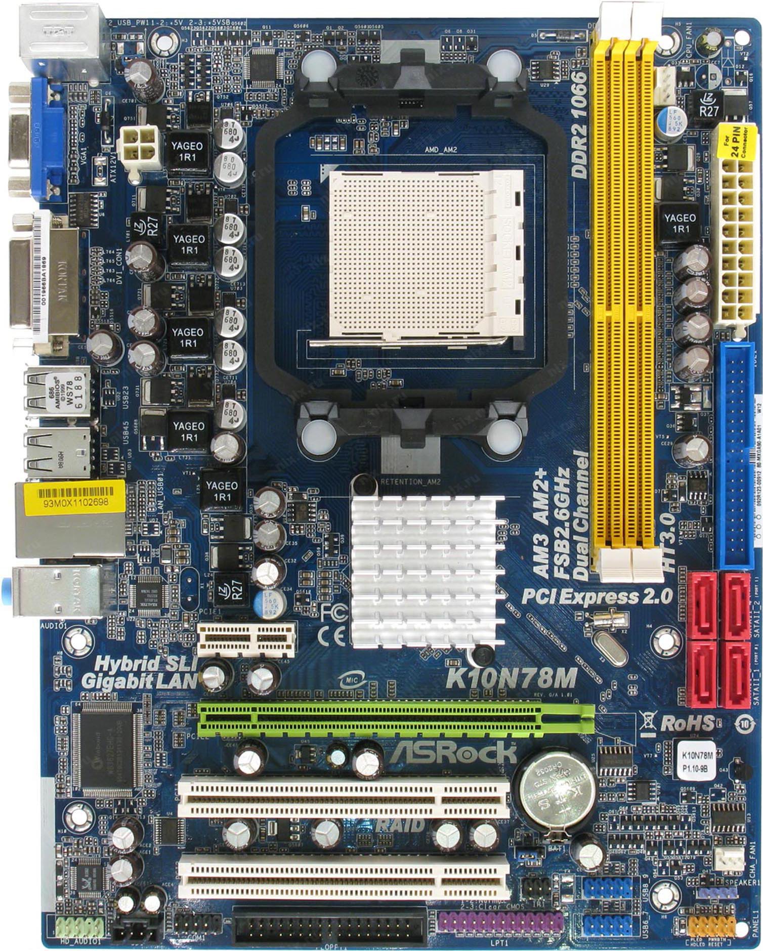 78 м 100. ASROCK am2 ddr2. ASROCK am2 ddr2 1066. K10n78m Pro. Материнская плата ASROCK am2+ am3.