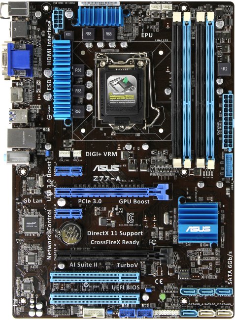 Asus z77 a не запускается