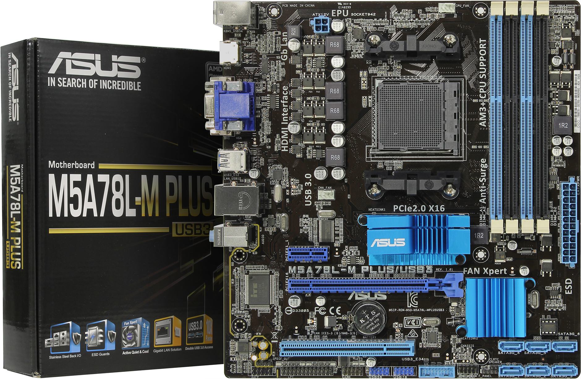 Asus m5a78l m драйверы. ASUS am3+ m5a78l-m Plus/usb3. Материнская плата ASUS синяя. M5a78l-m Plus/usb3 передняя панель. ASUS m5a78l-m Plus/usb3 RTL Поддерживаемые процессоры.