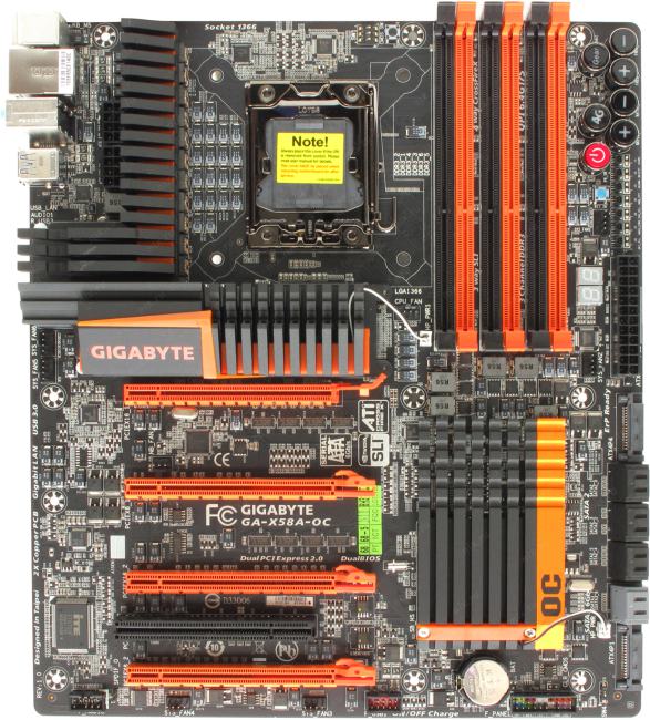 Материнская плата gigabyte x58a подключение кулеров