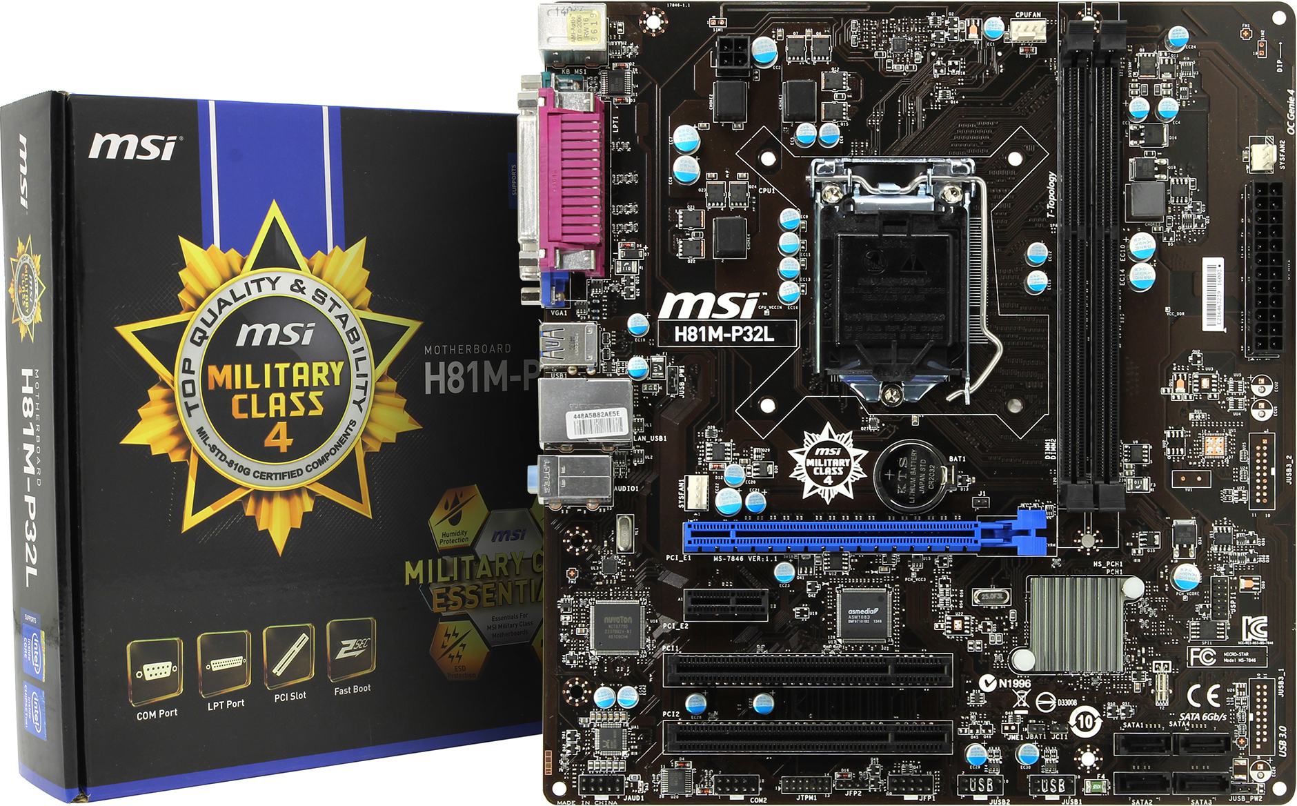 Msi h81m p33 схема