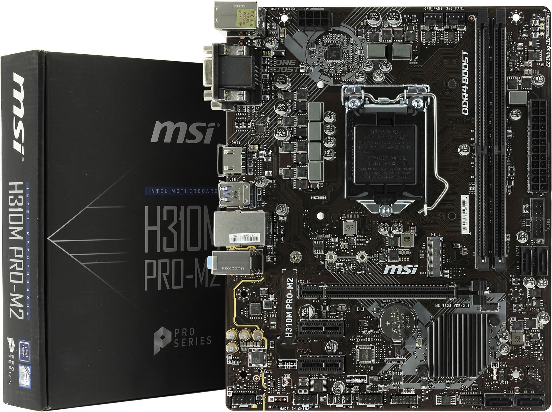 Материнская плата msi pro h510m b