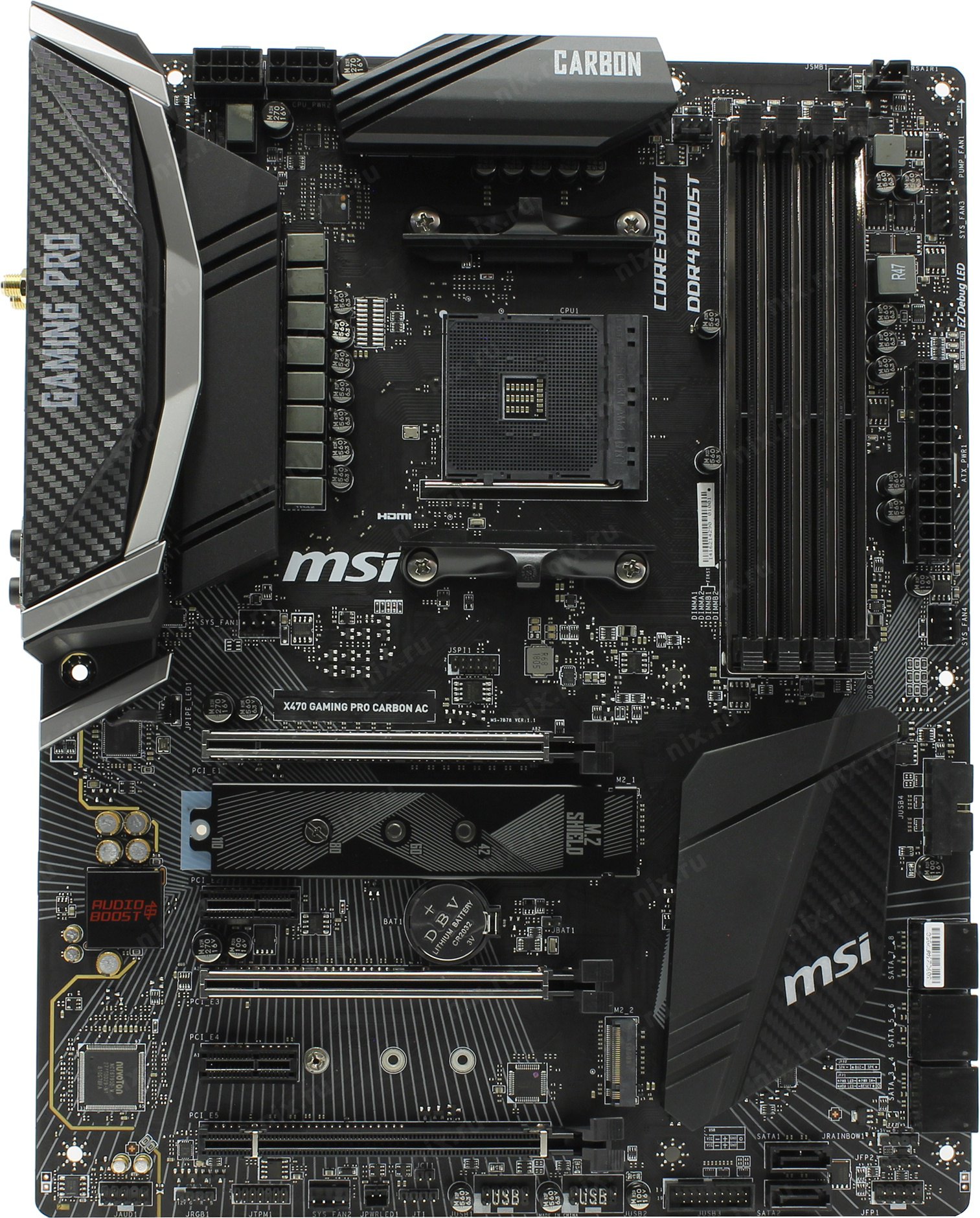 Msi X470 Gaming Pro Carbon Купить