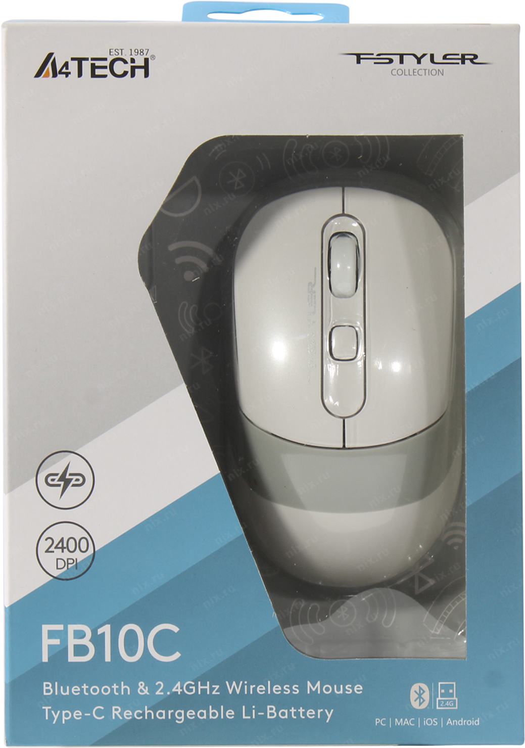 A4tech FSTYLER fb10c Optical Mouse Wireless BT Type-c Rechargeable 1600dpi Black USB. A4tech FSTYLER fb10c. Мышь a4tech FSTYLER fb10c, оптическая, беспроводная, USB, зеленый [fb10c Matcha Green].