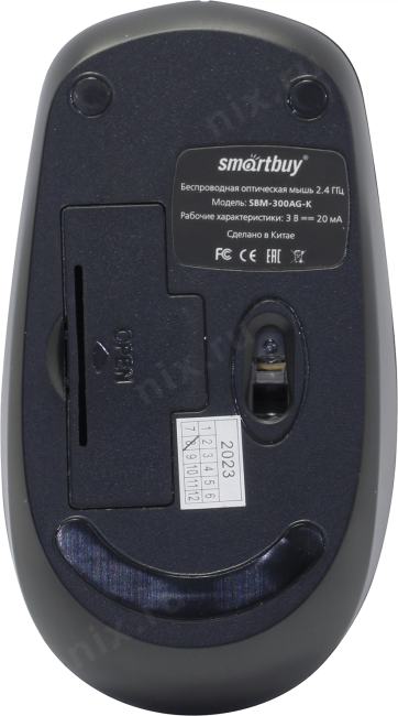 Беспроводная мышь smartbuy как подключить nix.by SmartBuy One Wireless Optical Mouse SBM-300AG-K (RTL) USB 3btn+Roll, бесп