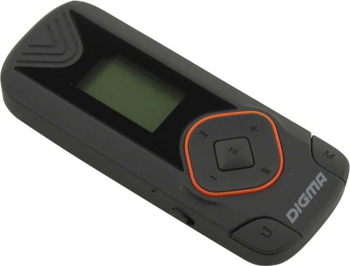 Проигрыватель Digma <R3-8GB Black> (MP3 Player,FM Tuner,8Gb,MicroSD,LCD 0.8",диктофон,USB,Li-Pol)
