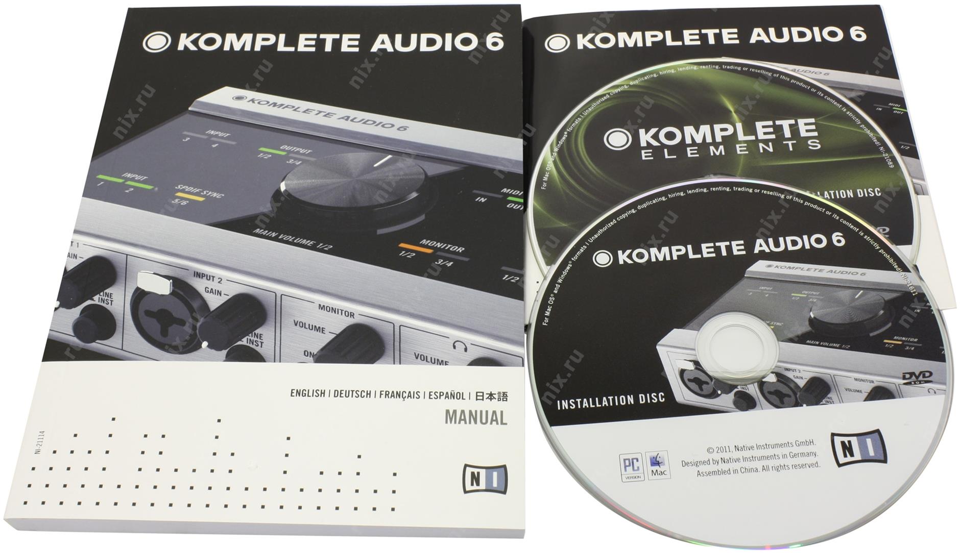 Звуковая карта native instruments komplete audio 6