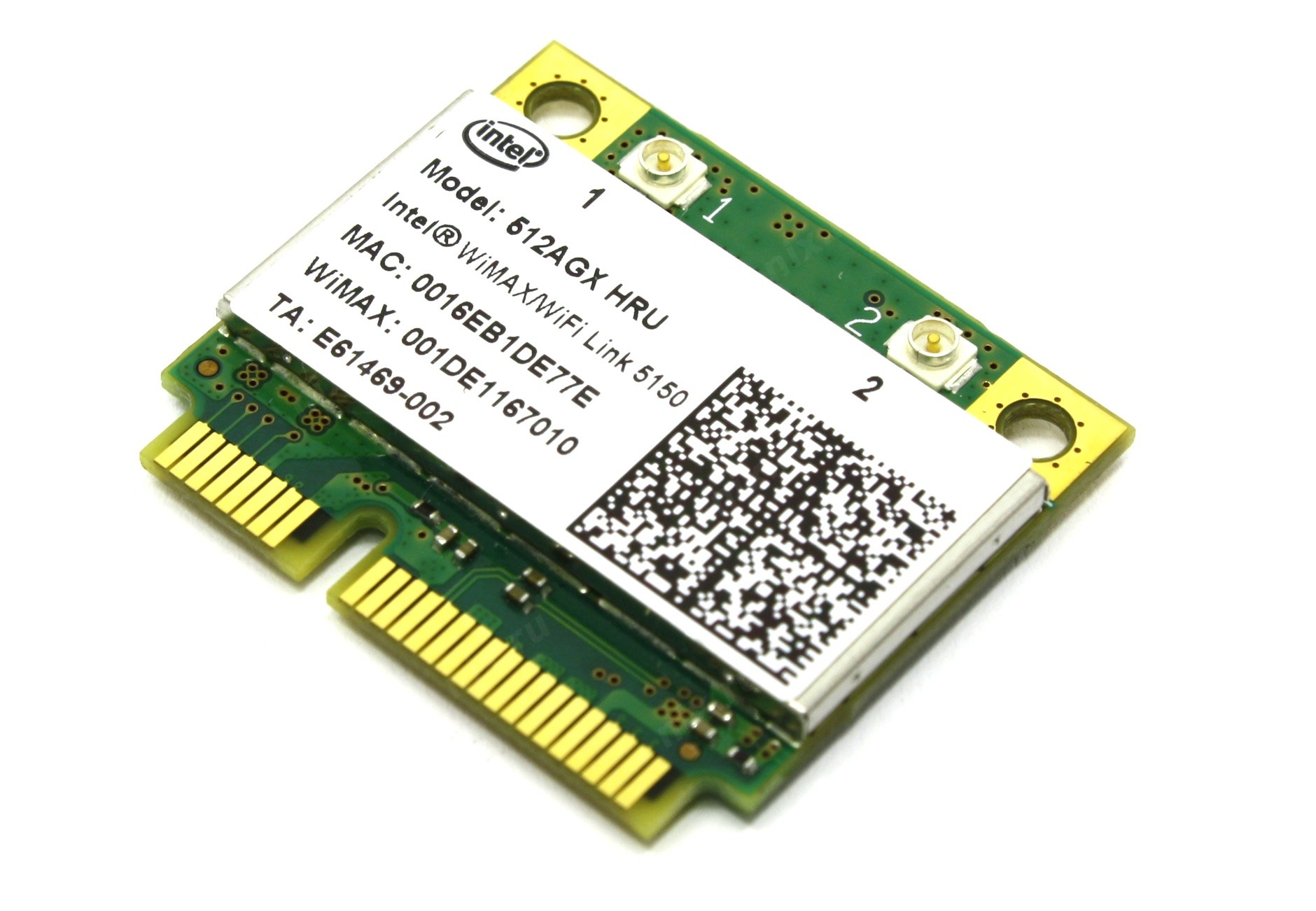 Адаптер Беспроводной Связи Intel 512AGX HRU WiFi / WiMAX Link 5150.