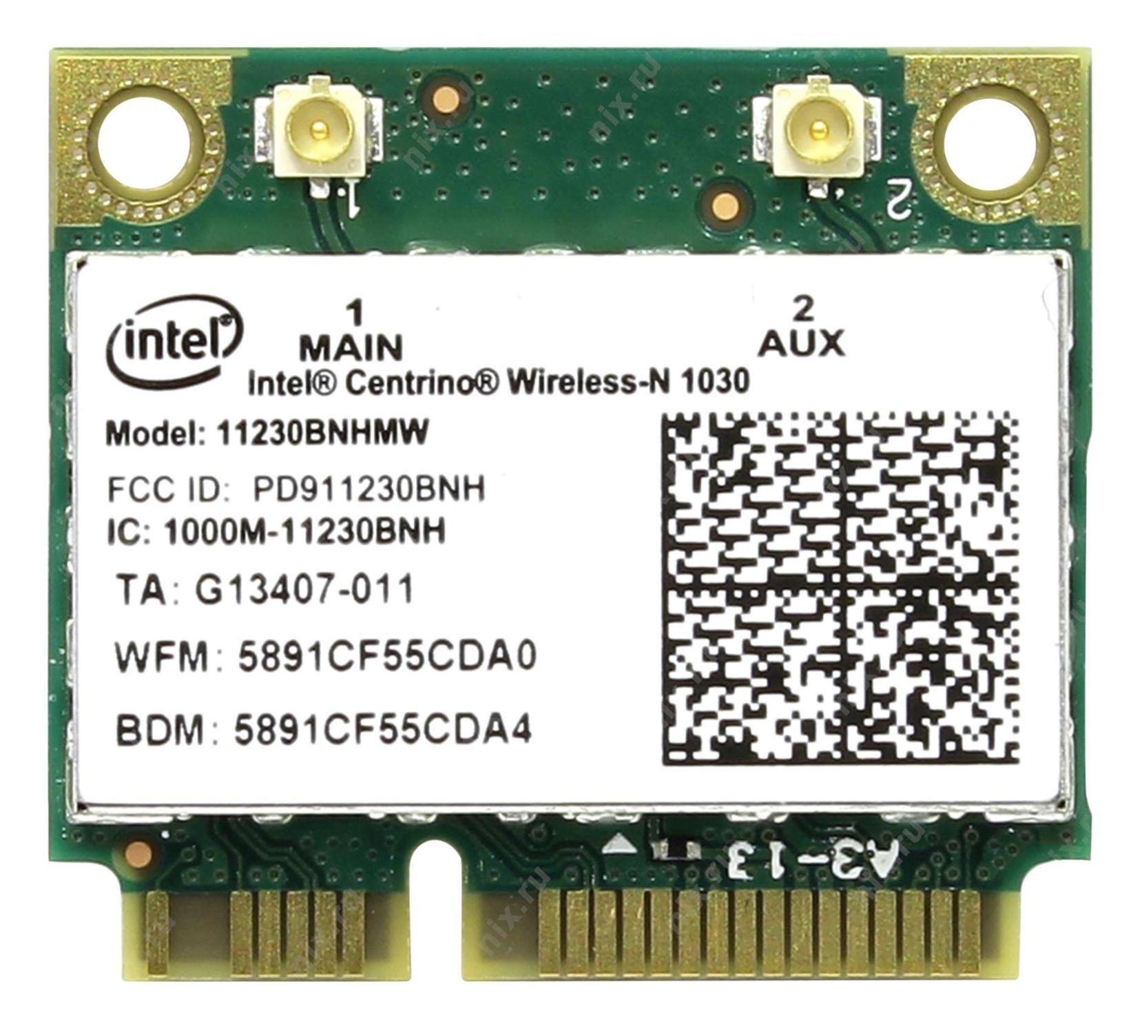 intel centrino 1030 specs