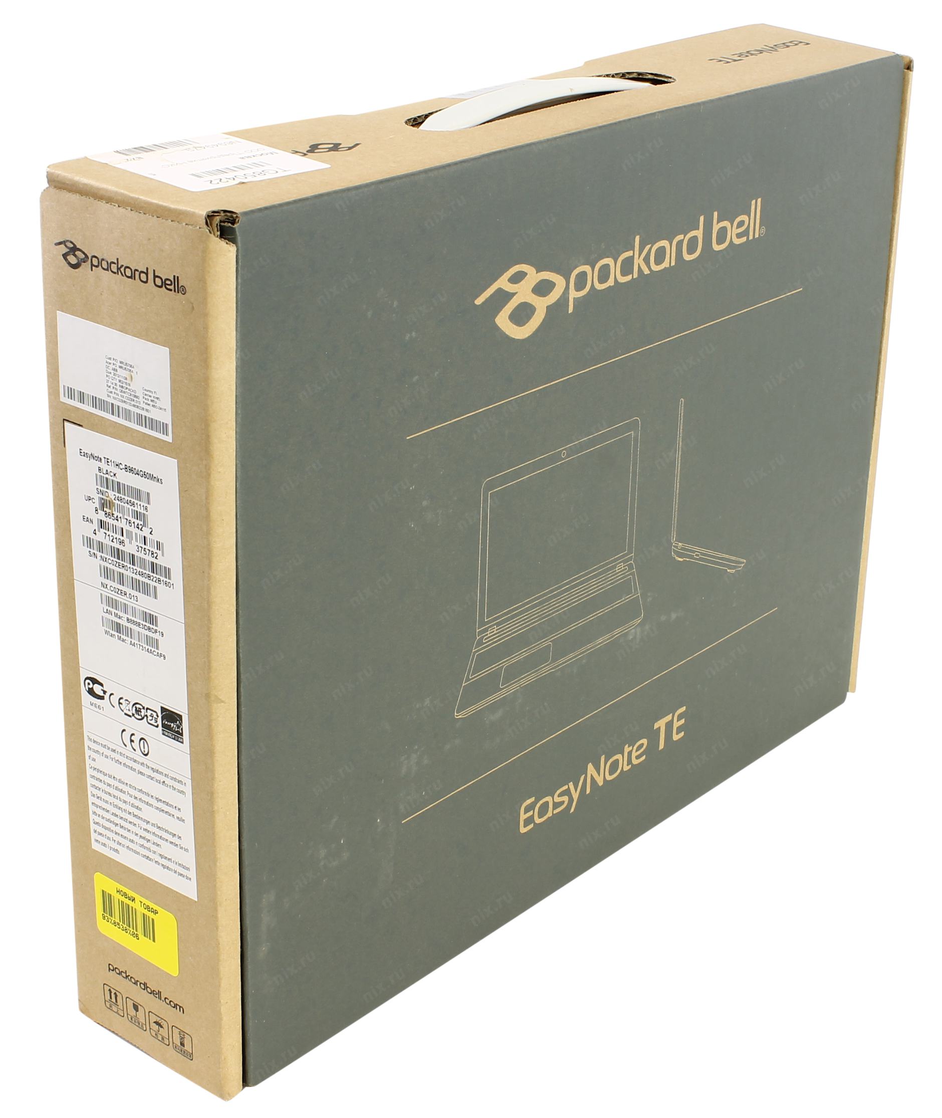 Ноутбук Packard Bell Easynote Te11hc-20224g50mnks