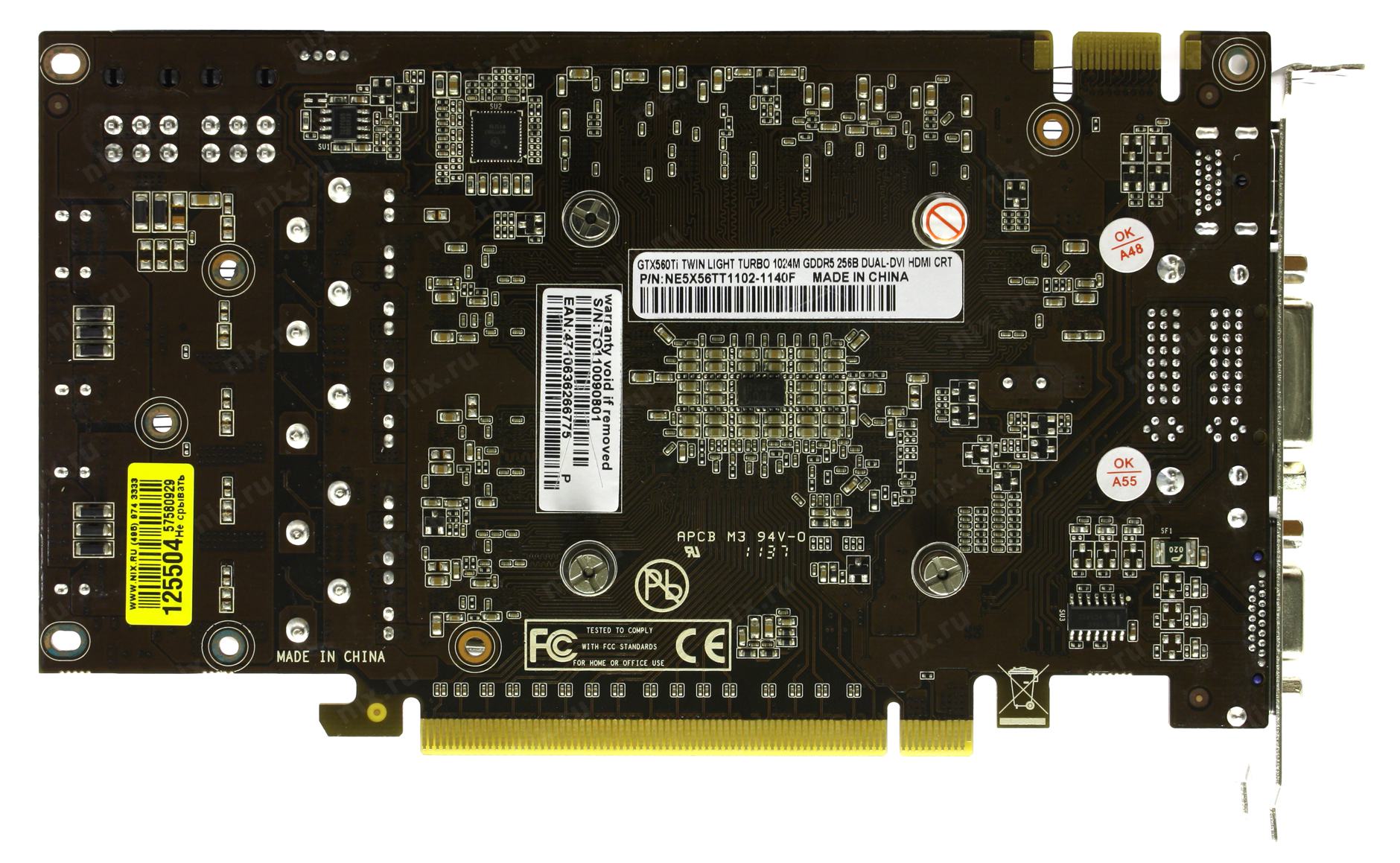 Схема palit gtx 560