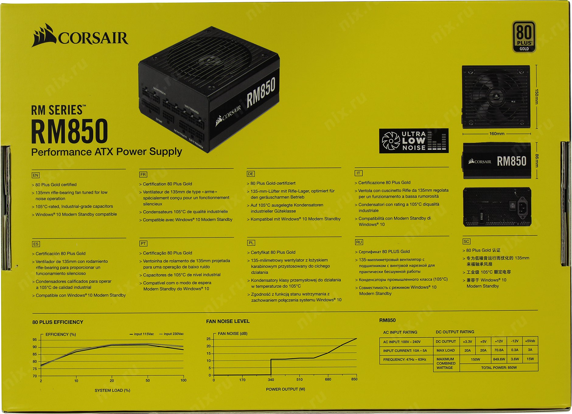 Corsair rm850 схема