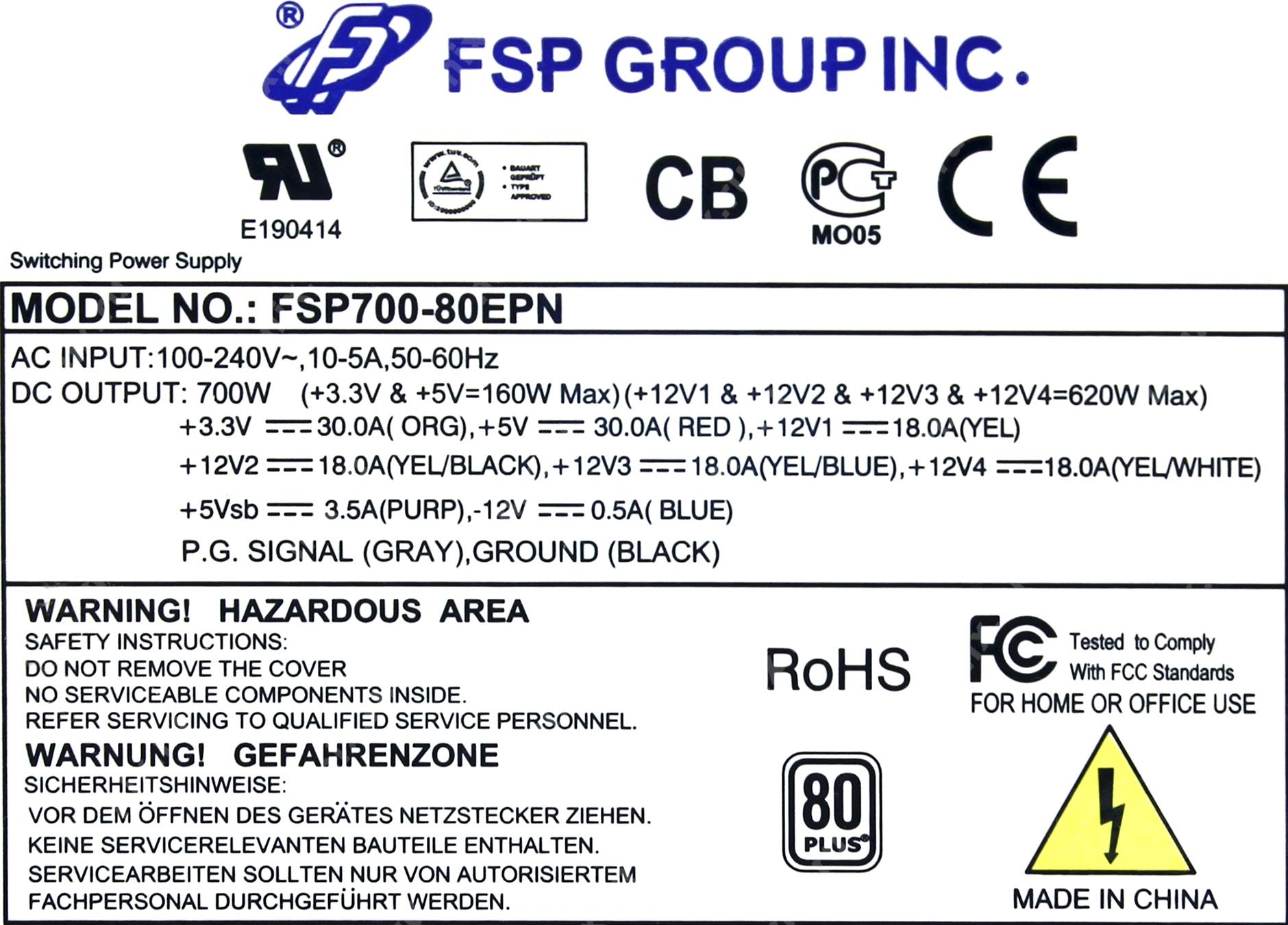 Fsp700 80epn схема