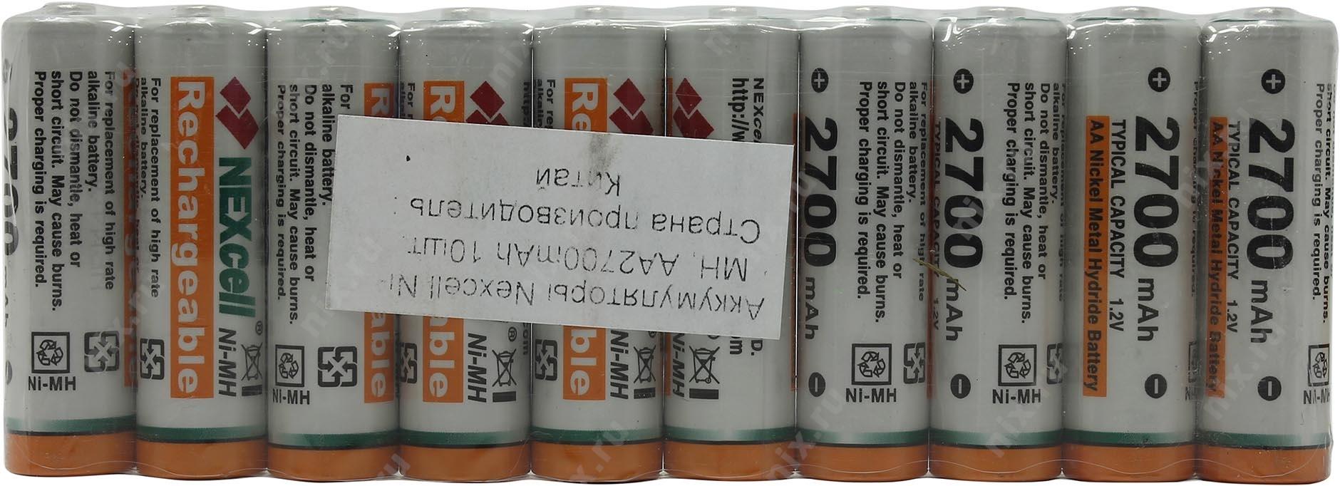 Аккумуляторные батарейки аа 2700. Nexcell ni-MH 2700. Аккумулятор для зарядки АА 2700 фото на столе.