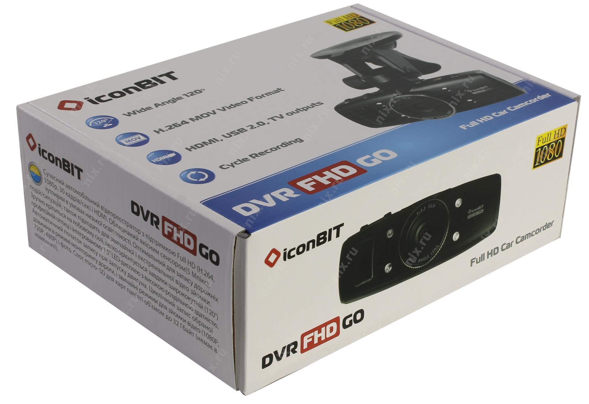 Инструкция видеорегистратор iconbit dvr fhd