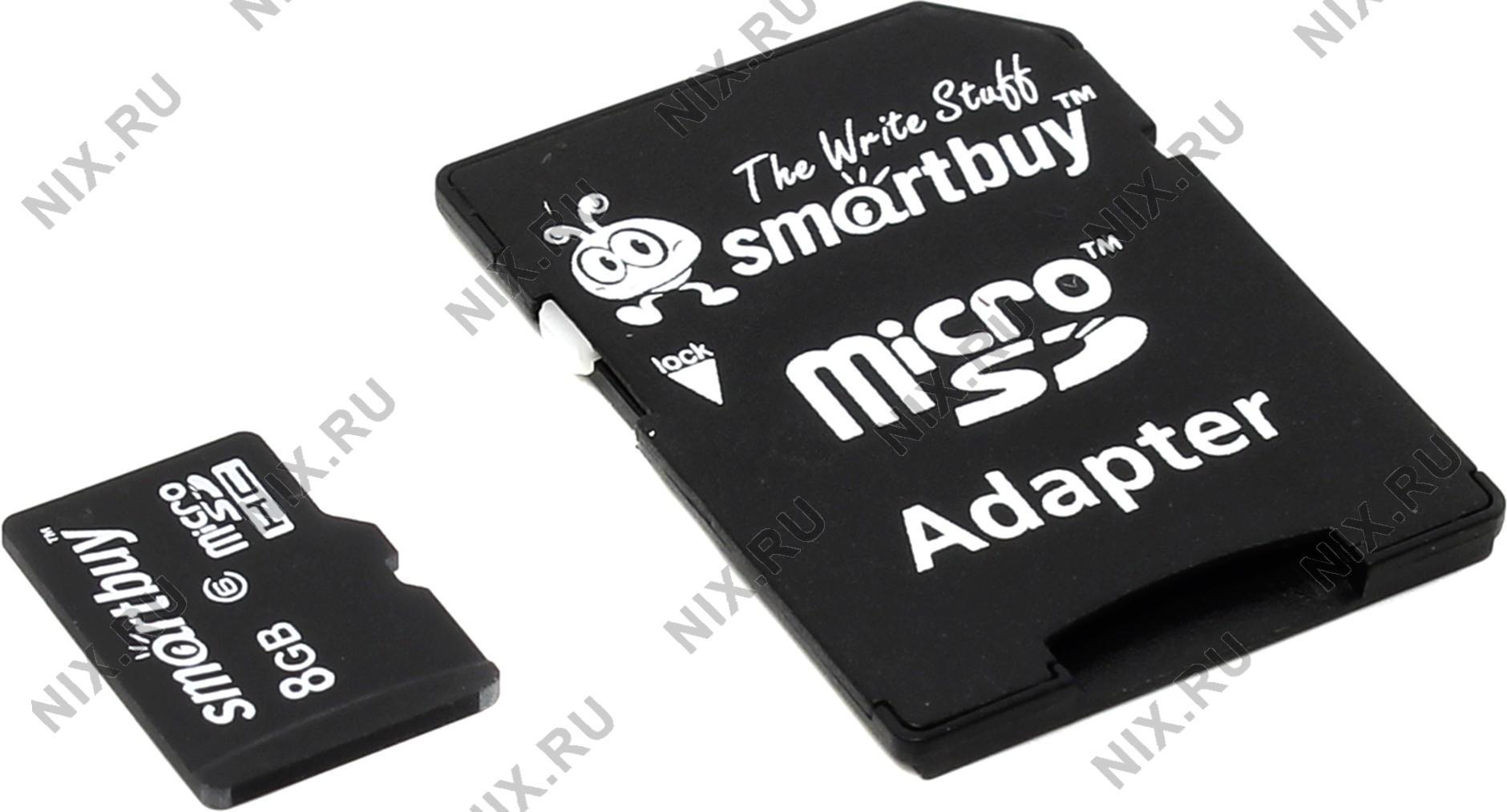 Карта памяти smartbuy microsdhc 8 гб