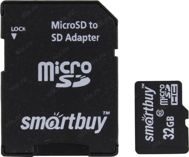 Карта памяти smartbuy microsd 32gb class 10 sb32gbsdcl10 01 адаптер