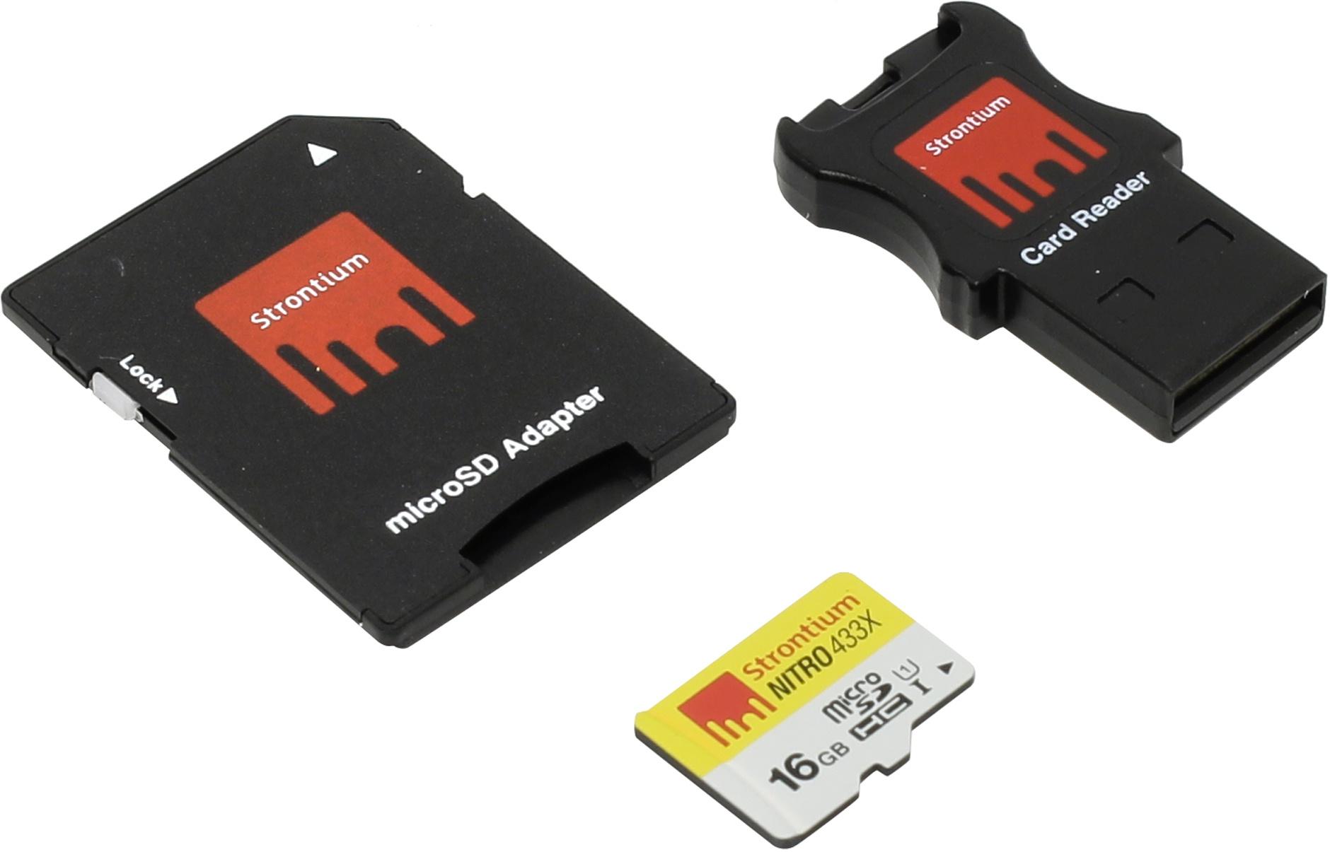 U1 MICROSD. Карта памяти Strontium Nitro MICROSDHC class 10 UHS-I u1 433x 16gb. Карта памяти Strontium Nitro MICROSDHC class 10 UHS-I u1 400x 8gb + SD Adapter & USB Card Reader. Карта памяти Strontium Nitro SDHC class 10 UHS-I u1 433x 16gb.