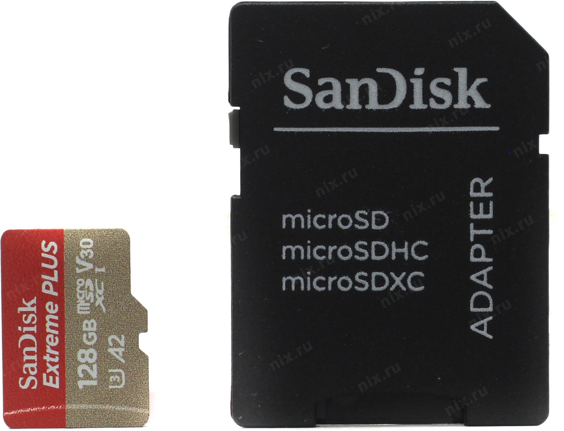 Карта памяти microsdxc 256gb sandisk class 10 uhs i a2 c10 v30 u3 extreme pro