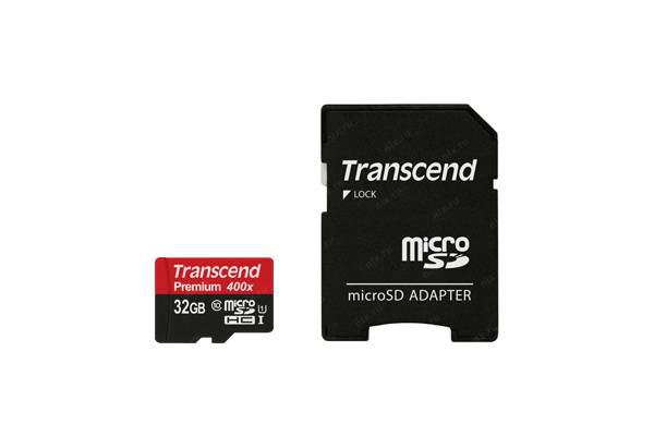 Флеш карта microsdhc 32gb class10 transcend ts32gusd300s a adapter