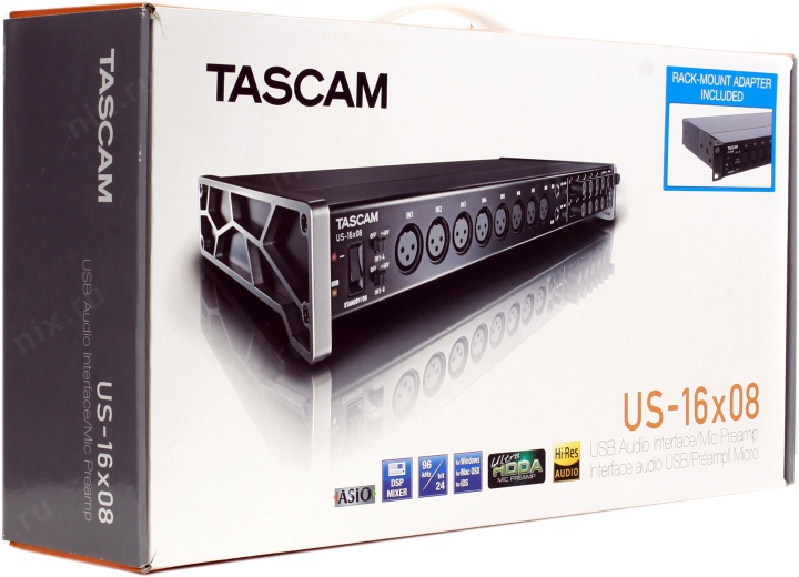 Внешняя звуковая карта tascam us 16x08