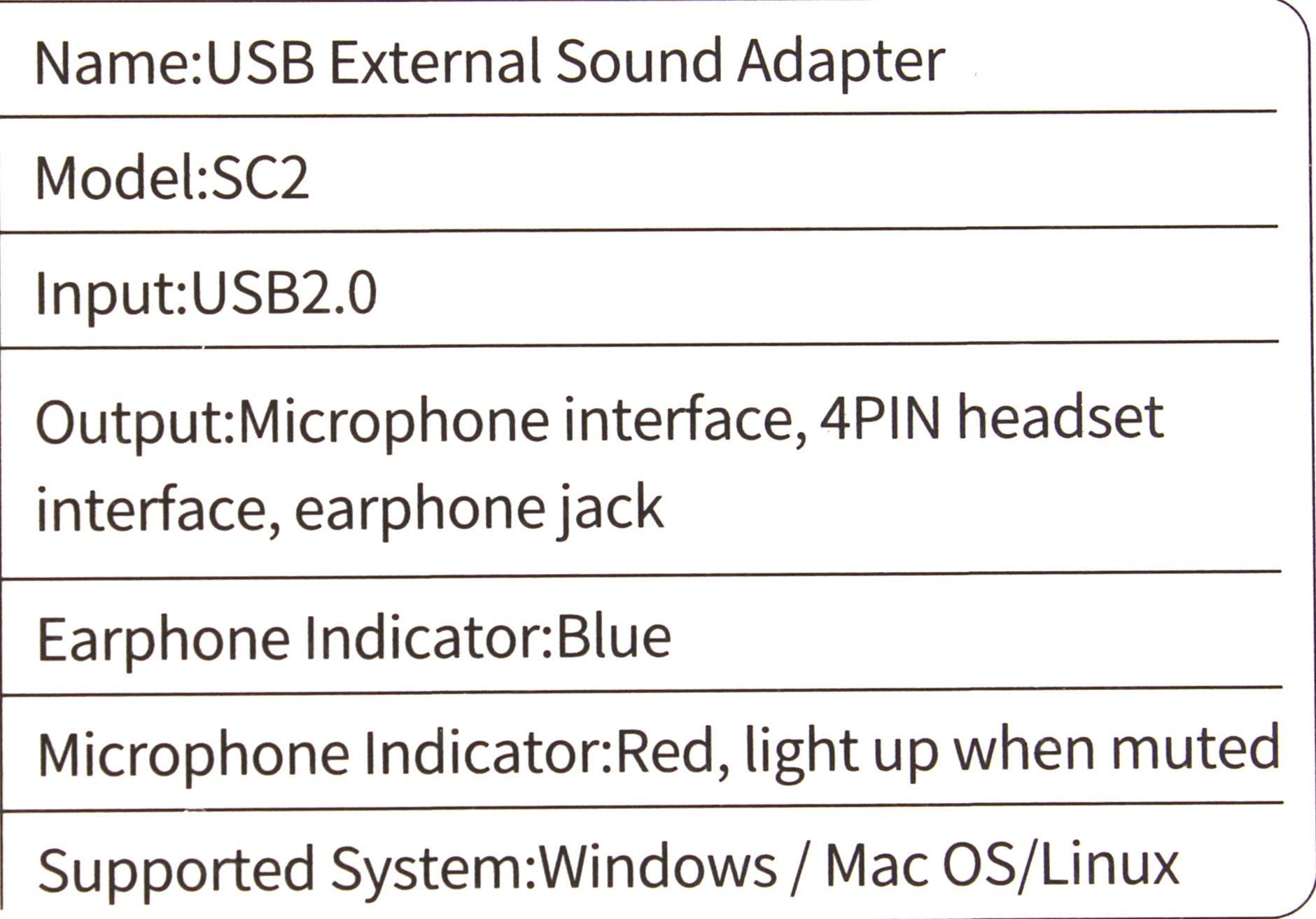 Звуковая карта orico sc2 bk usb