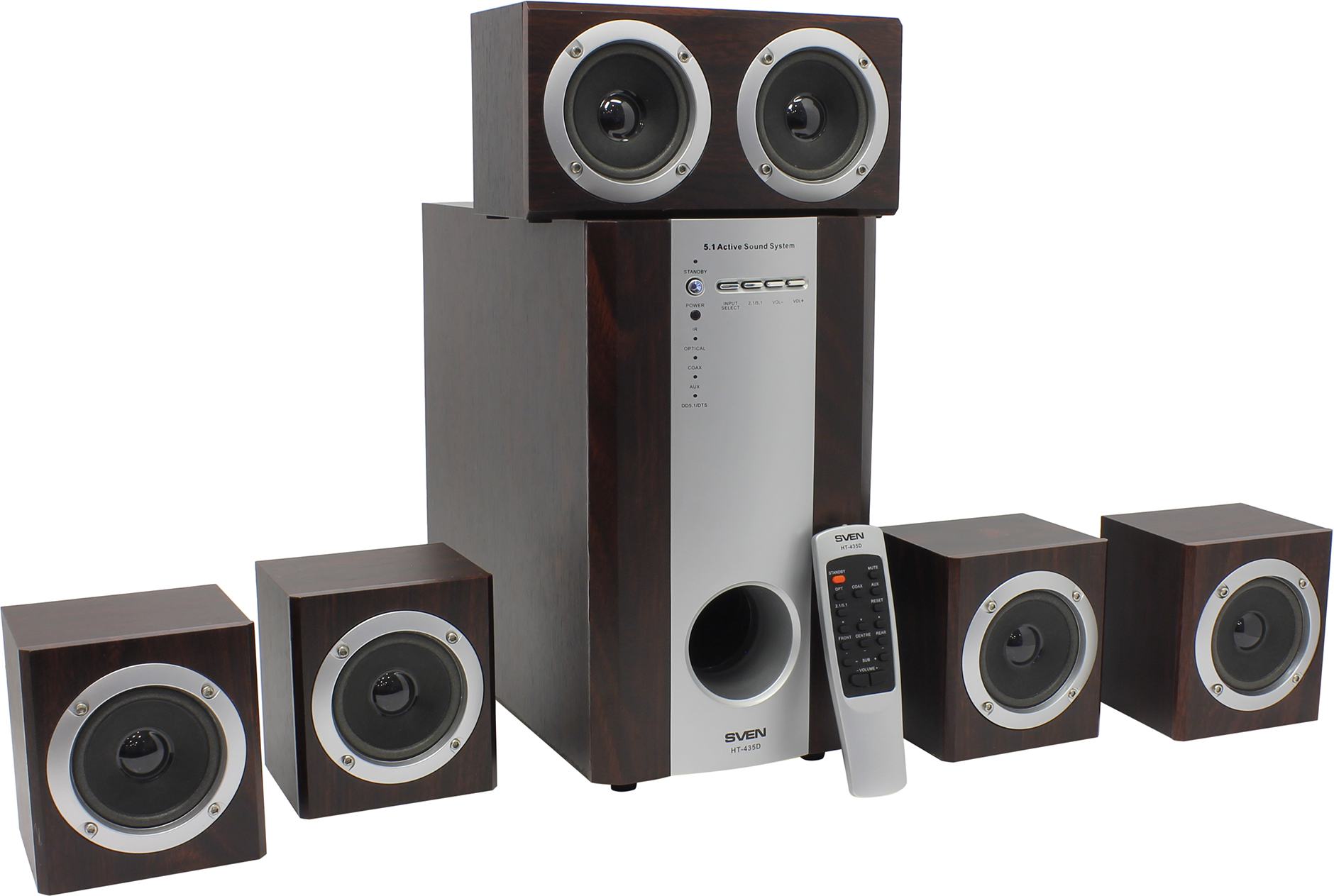 Ht 435d. Колонка Sven HT-435. Акустика Sven 5.1 435d. Колонки Sven 5.1 HT. Sven Active 5.1 Home Theatre System.