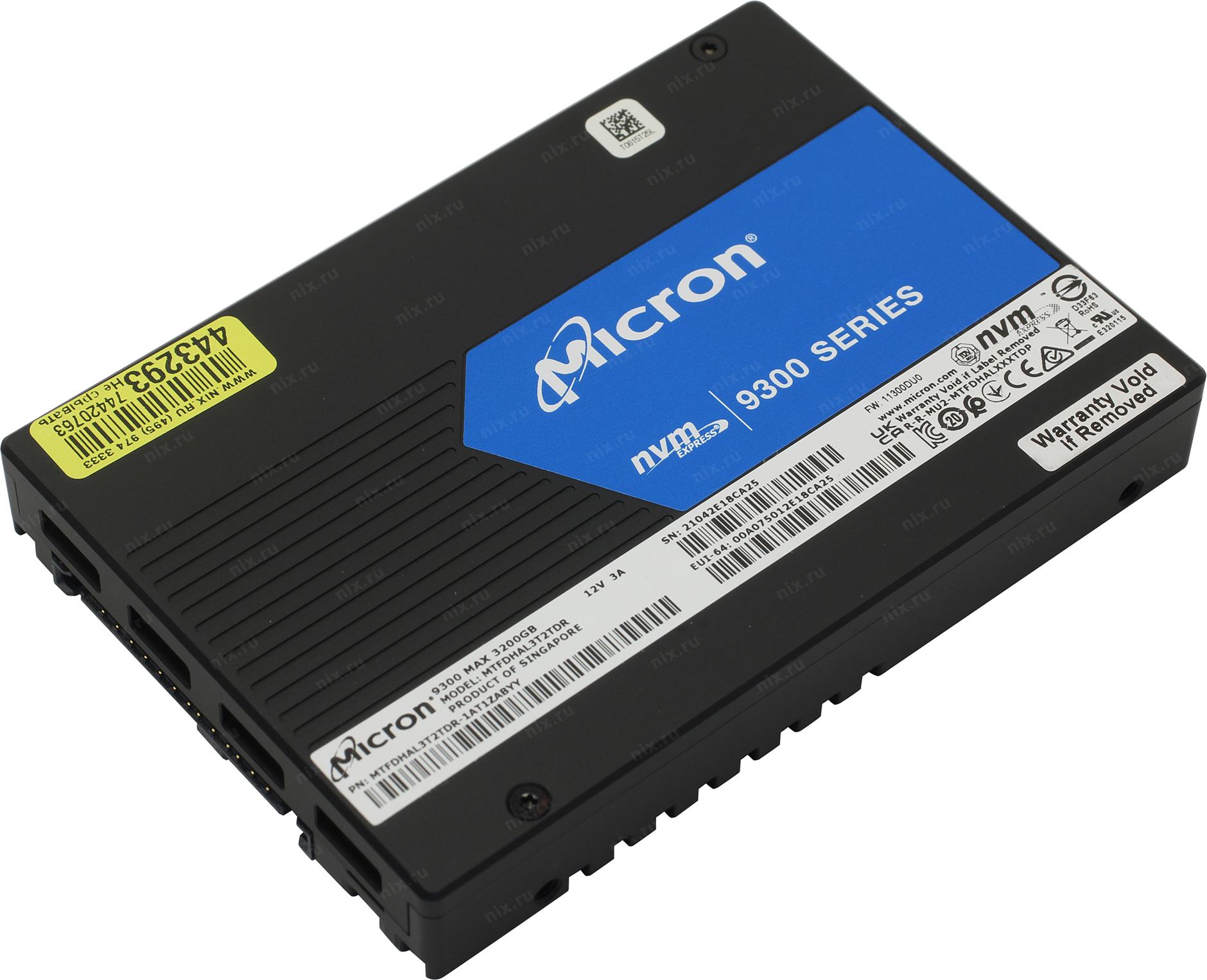 Ssd Disk Micron 9300 Max 3 2 Tb Mtfdhal3t2tdr 1at1zabyy U 2 Kupit Cena I Harakteristiki Otzyvy