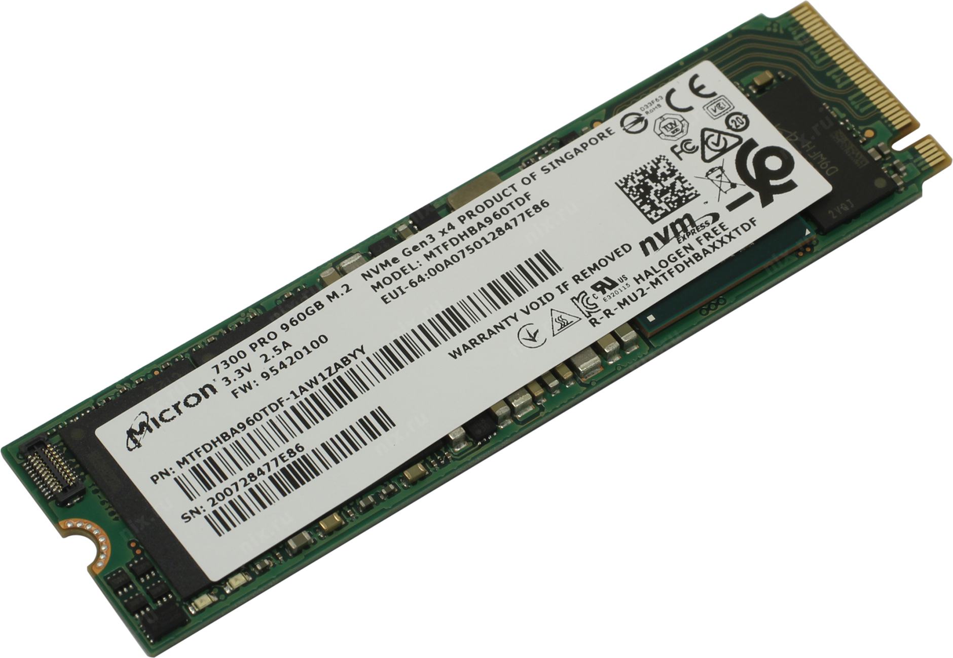 Ssd Disk Micron 7300 Pro 960 Gb Mtfdhba960tdf 1aw1zabyy Pci E Kupit Cena I Harakteristiki Otzyvy