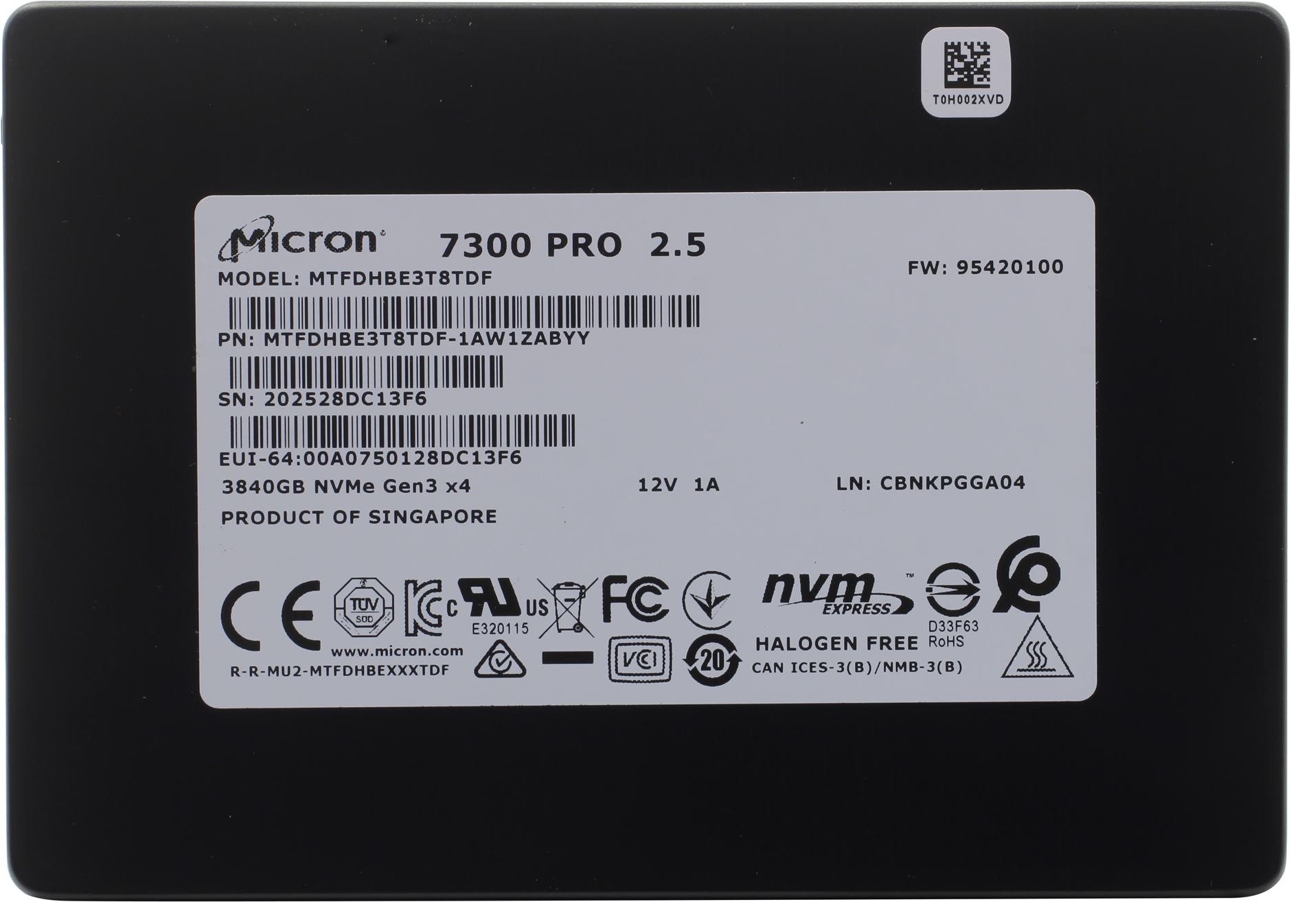 Ssd Disk Micron 7300 Pro 3 84 Tb Mtfdhbe3t8tdf 1aw1zabyy U 2 Kupit Cena I Harakteristiki Otzyvy