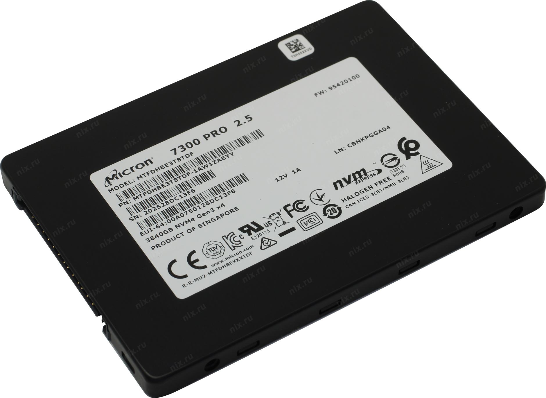 Ssd Disk Micron 7300 Pro 3 84 Tb Mtfdhbe3t8tdf 1aw1zabyy U 2 Kupit Cena I Harakteristiki Otzyvy