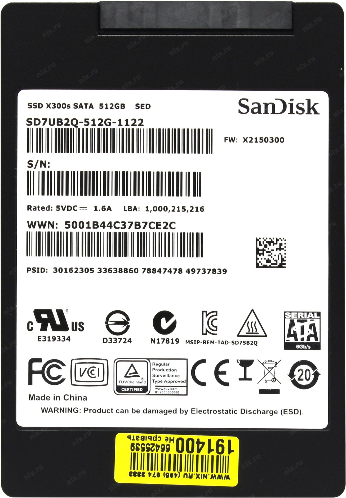 Ssd Disk Sandisk X300s 512 Gb Sd7ub2q 512g 1122 Sata Kupit Cena I Harakteristiki Otzyvy