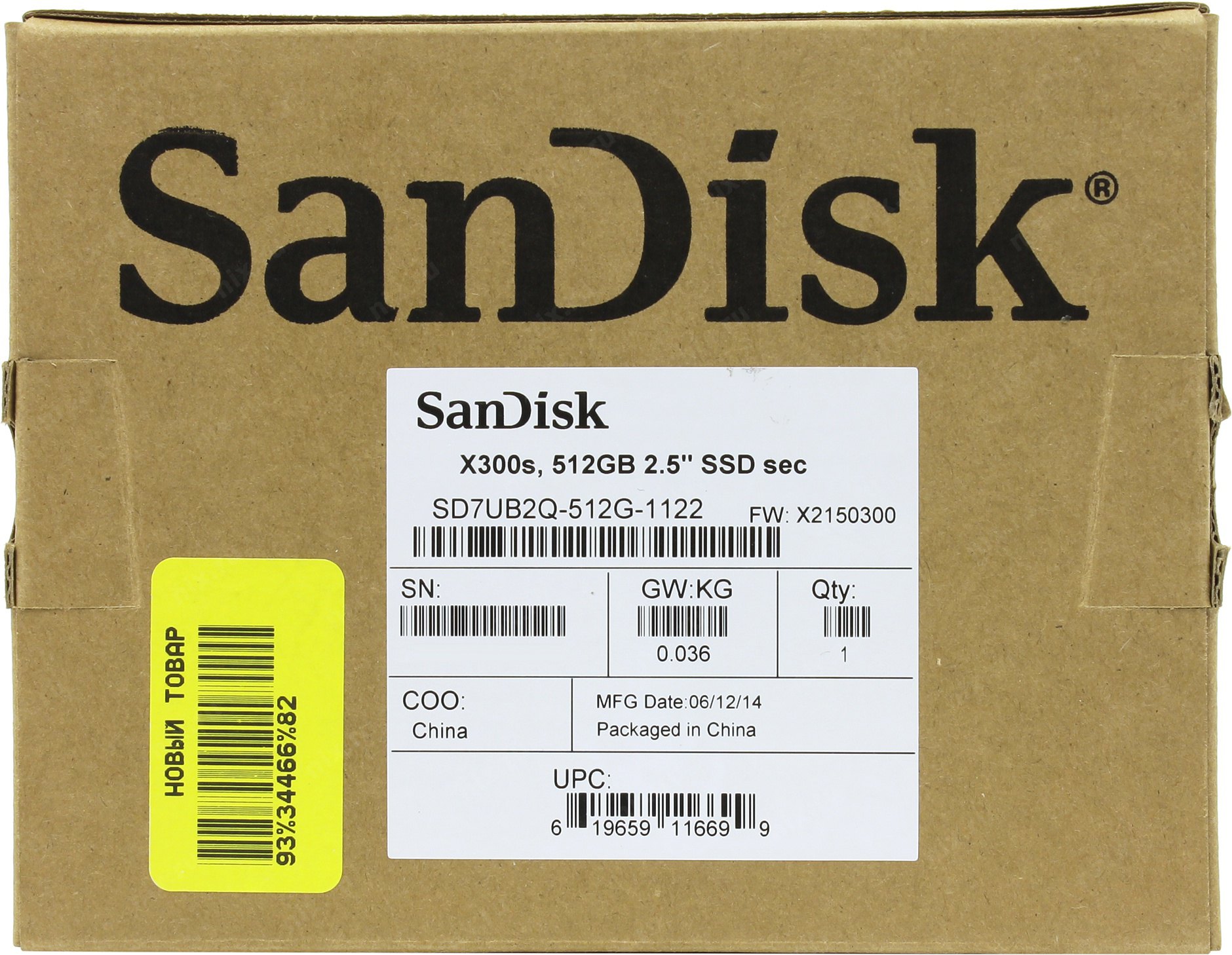 Ssd Disk Sandisk X300s 512 Gb Sd7ub2q 512g 1122 Sata Kupit Cena I Harakteristiki Otzyvy