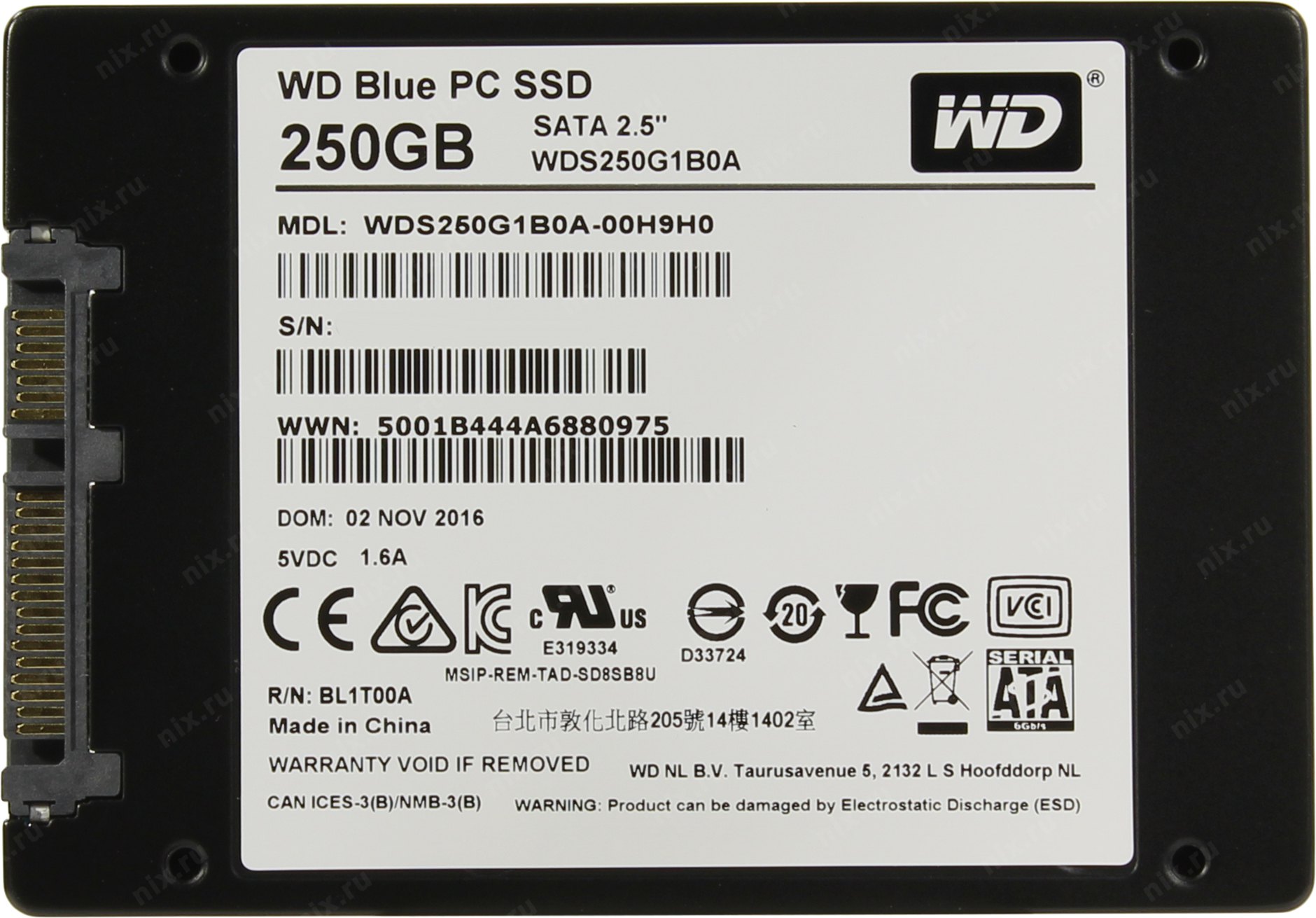 Ssd wd blue wds100t2b0a