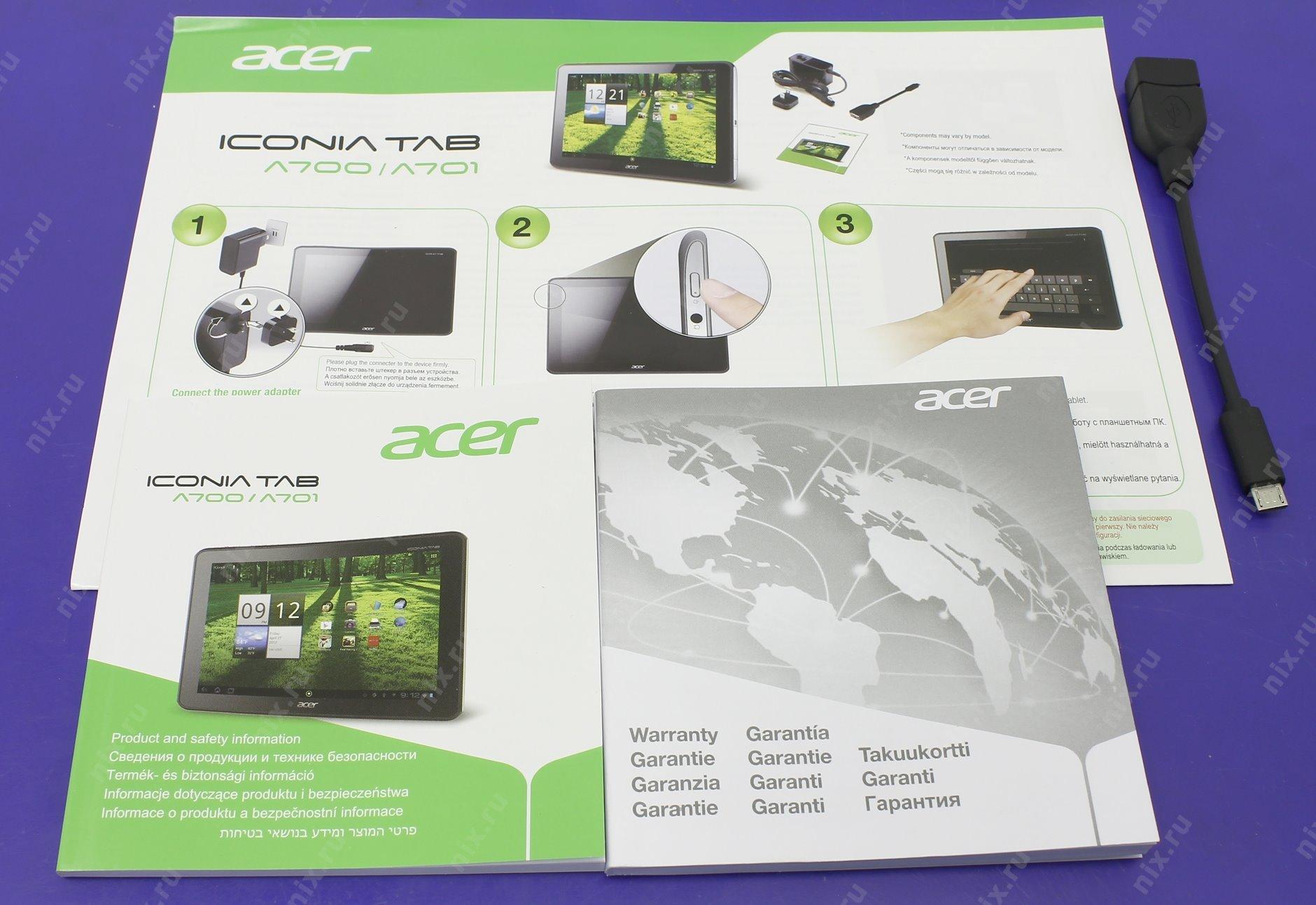 Acer iconia tab a701 схема