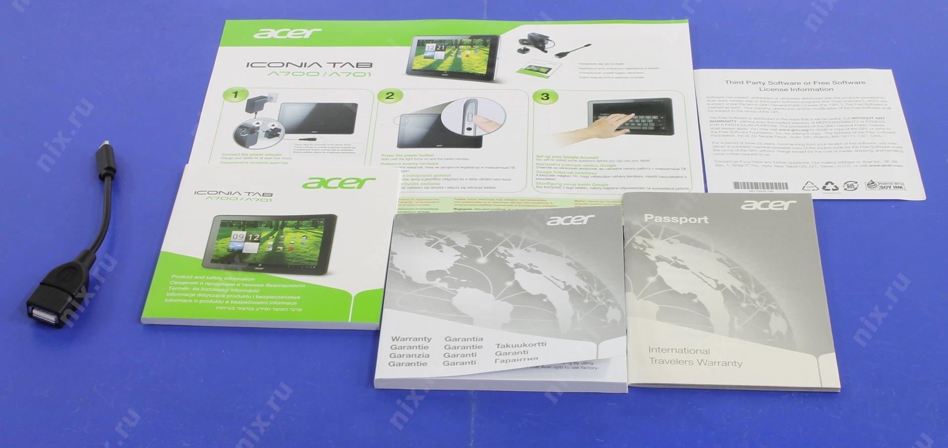 Acer iconia tab a701 схема